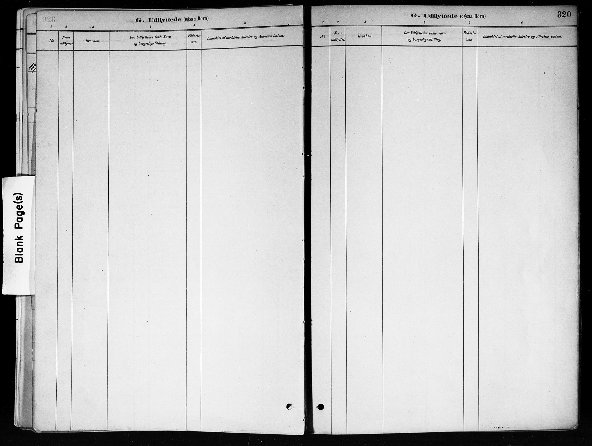 Røyken kirkebøker, SAKO/A-241/F/Fa/L0008: Parish register (official) no. 8, 1880-1897, p. 320