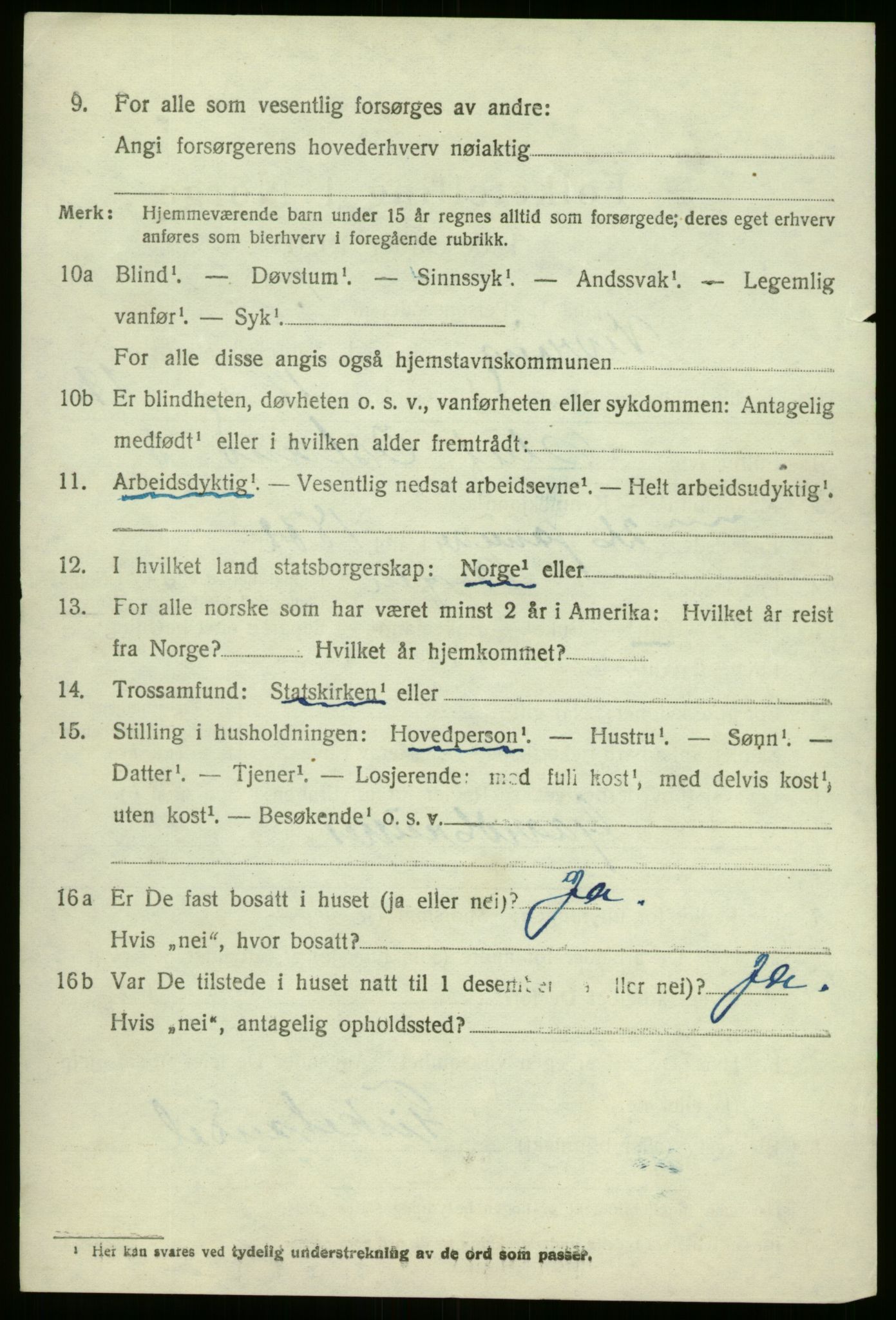 SAB, 1920 census for Vevring, 1920, p. 1417