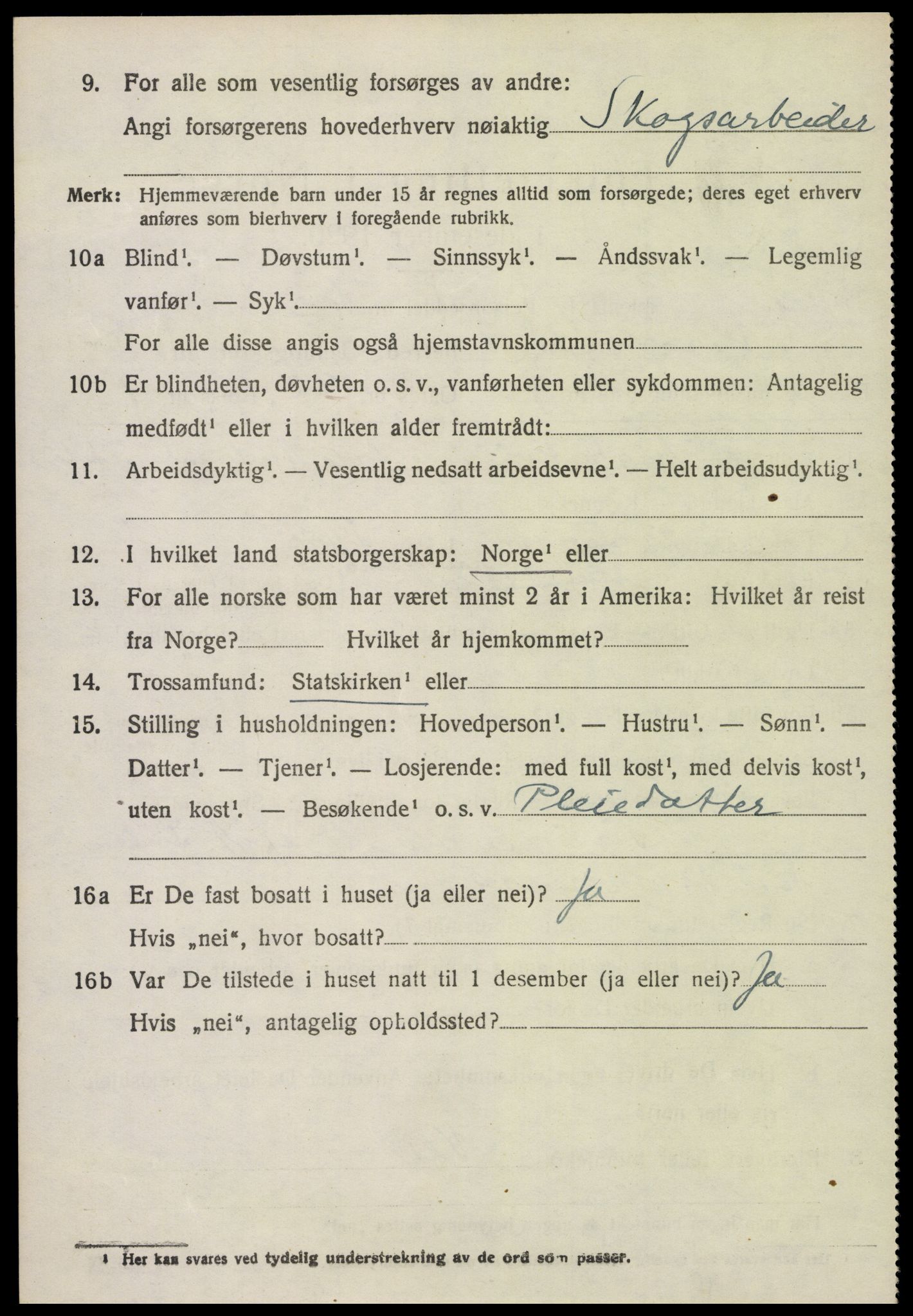 SAH, 1920 census for Nord-Odal, 1920, p. 4644