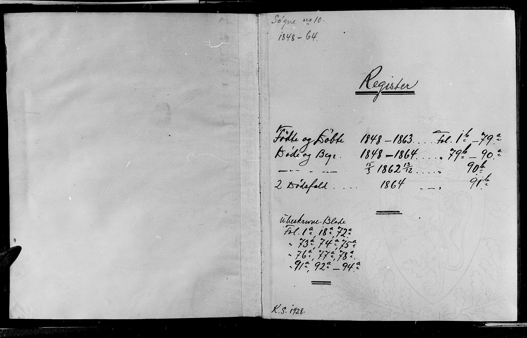 Søgne sokneprestkontor, SAK/1111-0037/F/Fb/Fbb/L0003: Parish register (copy) no. B 3, 1848-1864