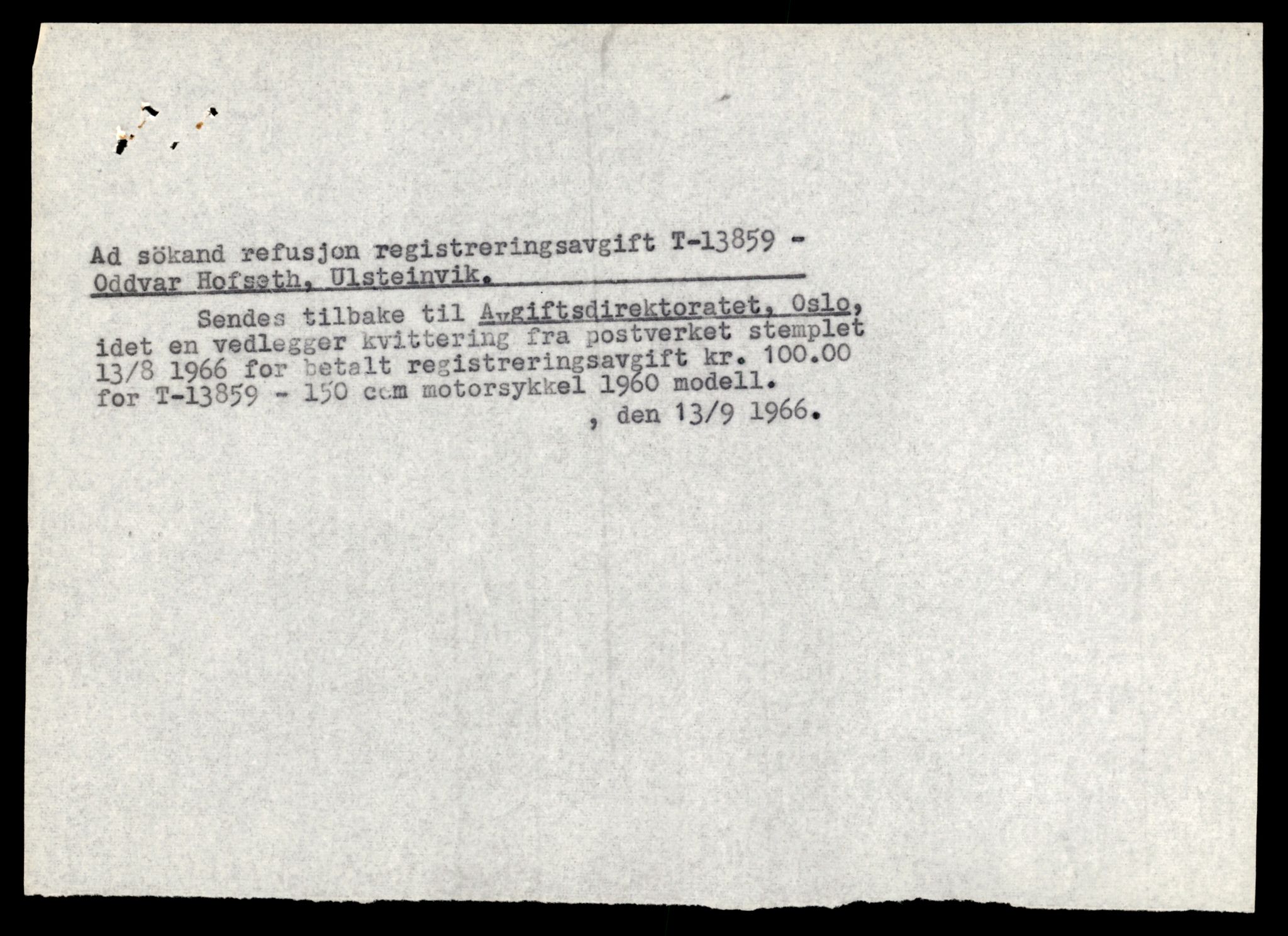 Møre og Romsdal vegkontor - Ålesund trafikkstasjon, AV/SAT-A-4099/F/Fe/L0041: Registreringskort for kjøretøy T 13710 - T 13905, 1927-1998, p. 2691