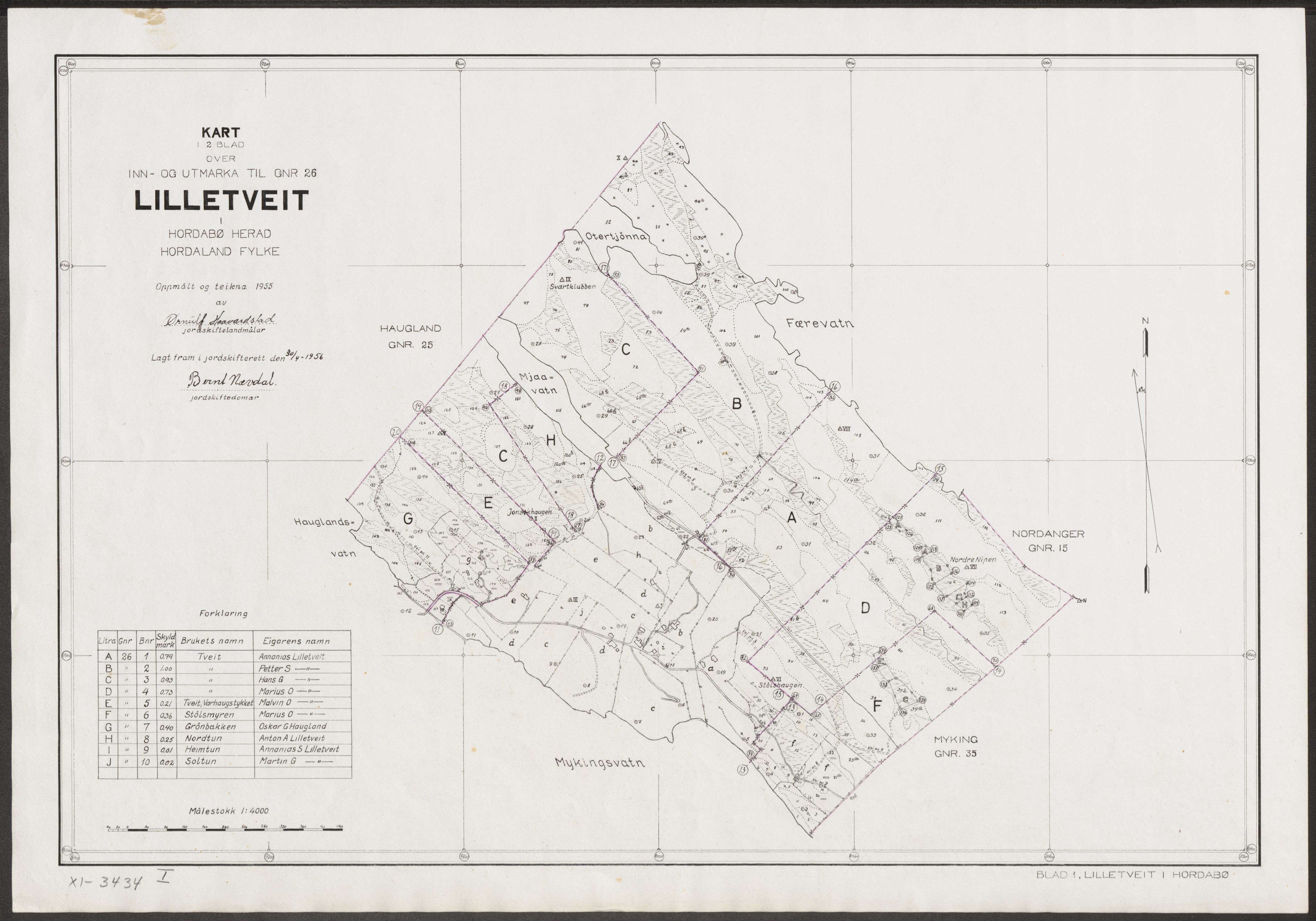 Jordskifteverkets kartarkiv, RA/S-3929/T, 1859-1988, p. 3919