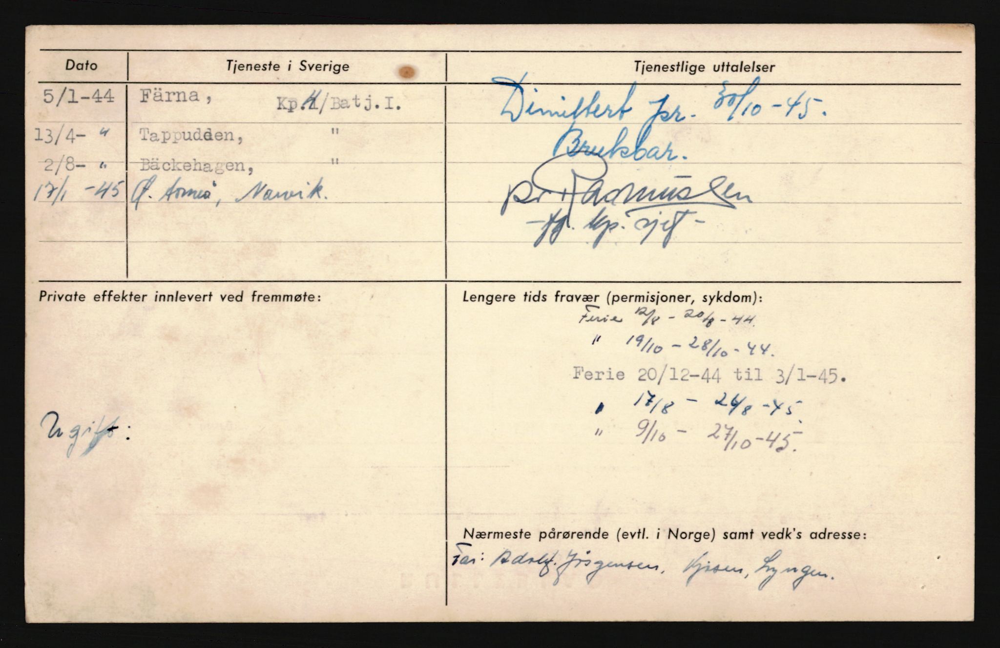 Forsvaret, Troms infanteriregiment nr. 16, AV/RA-RAFA-3146/P/Pa/L0020: Rulleblad for regimentets menige mannskaper, årsklasse 1936, 1936, p. 675