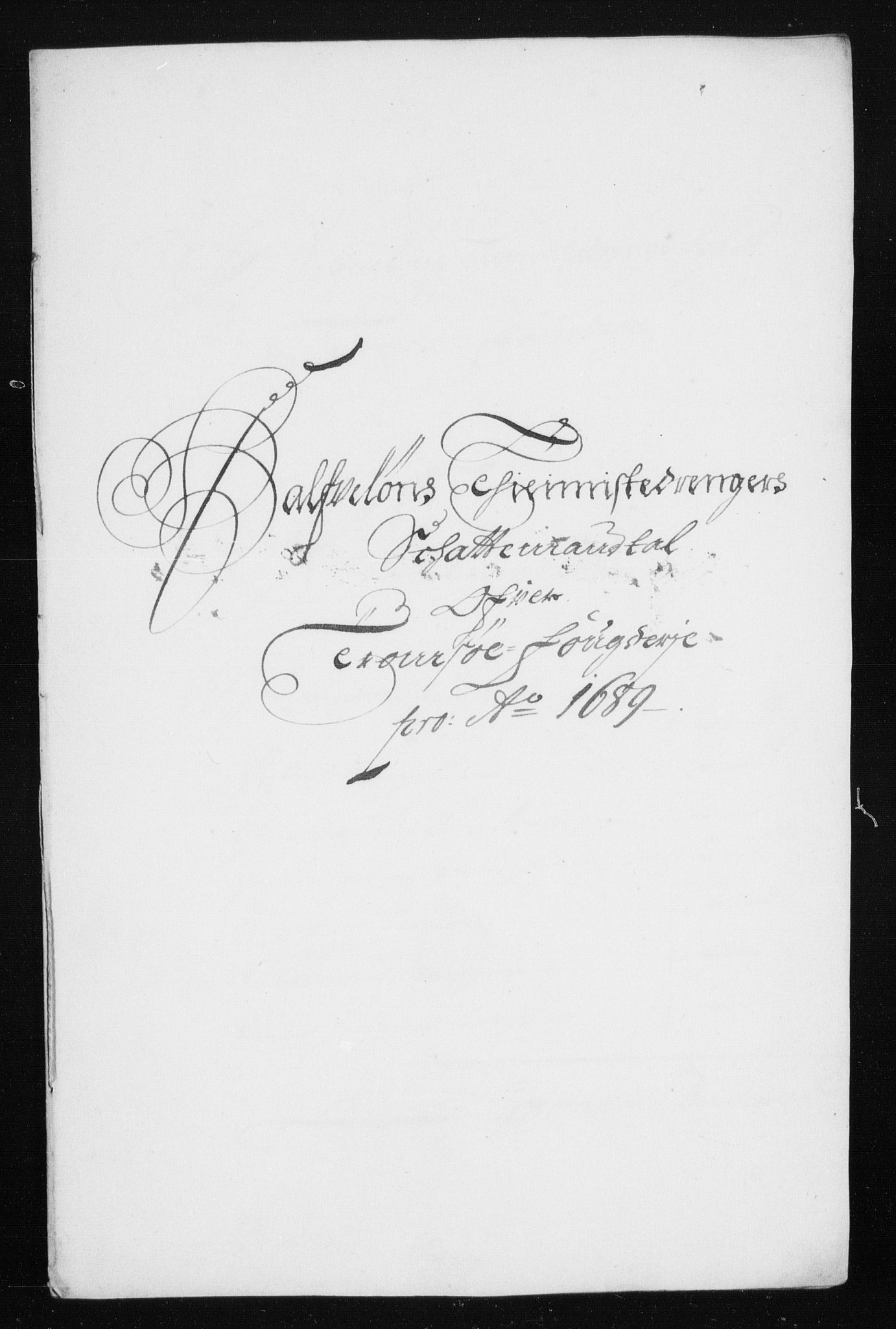 Rentekammeret inntil 1814, Reviderte regnskaper, Stiftamtstueregnskaper, Trondheim stiftamt og Nordland amt, AV/RA-EA-6044/R/Rh/L0014: Nordland amt, 1687-1689