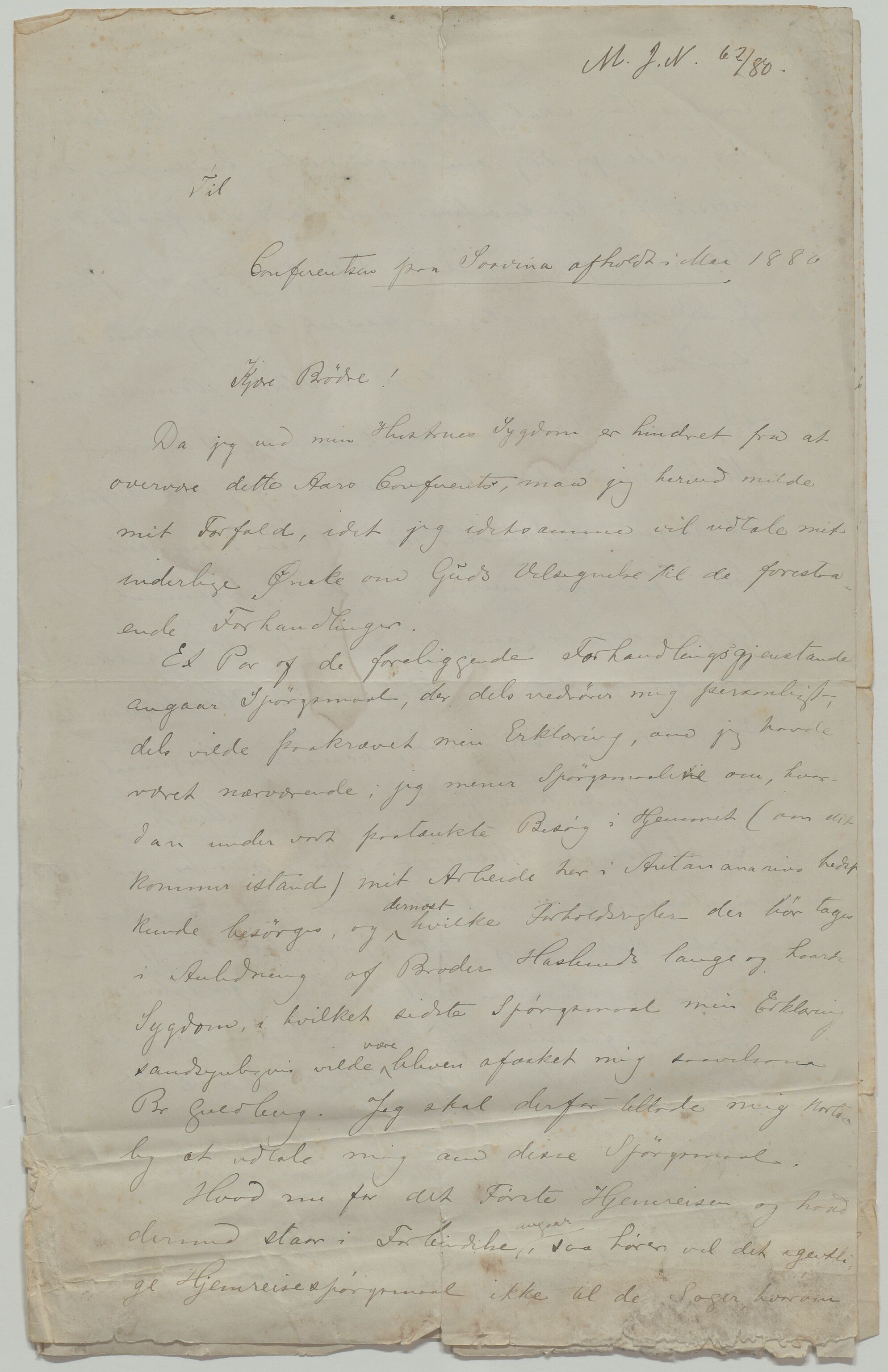 Det Norske Misjonsselskap - hovedadministrasjonen, VID/MA-A-1045/D/Da/Daa/L0035/0009: Konferansereferat og årsberetninger / Konferansereferat fra Madagaskar Innland., 1880