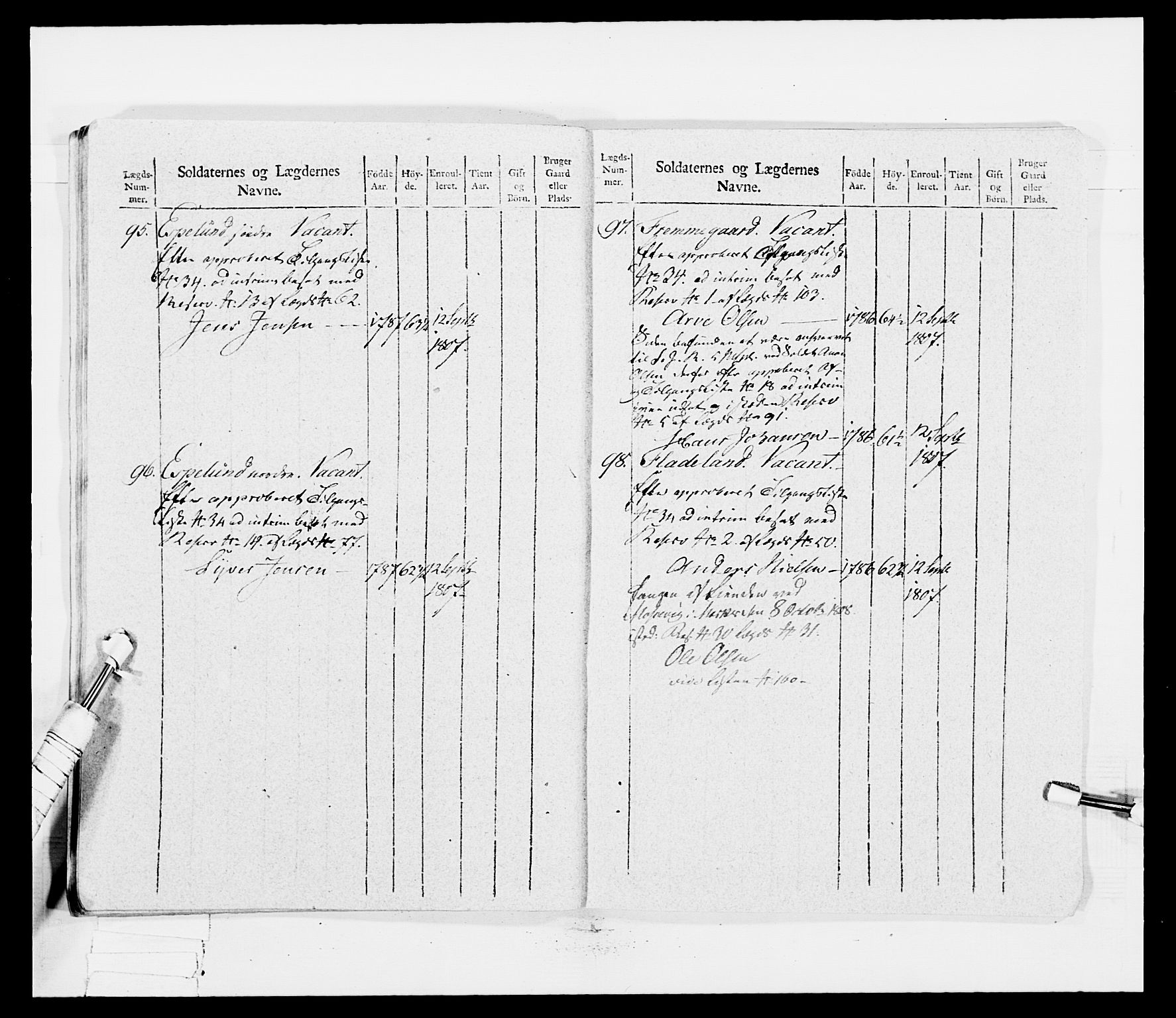 Generalitets- og kommissariatskollegiet, Det kongelige norske kommissariatskollegium, AV/RA-EA-5420/E/Eh/L0030a: Sønnafjelske gevorbne infanteriregiment, 1807, p. 279