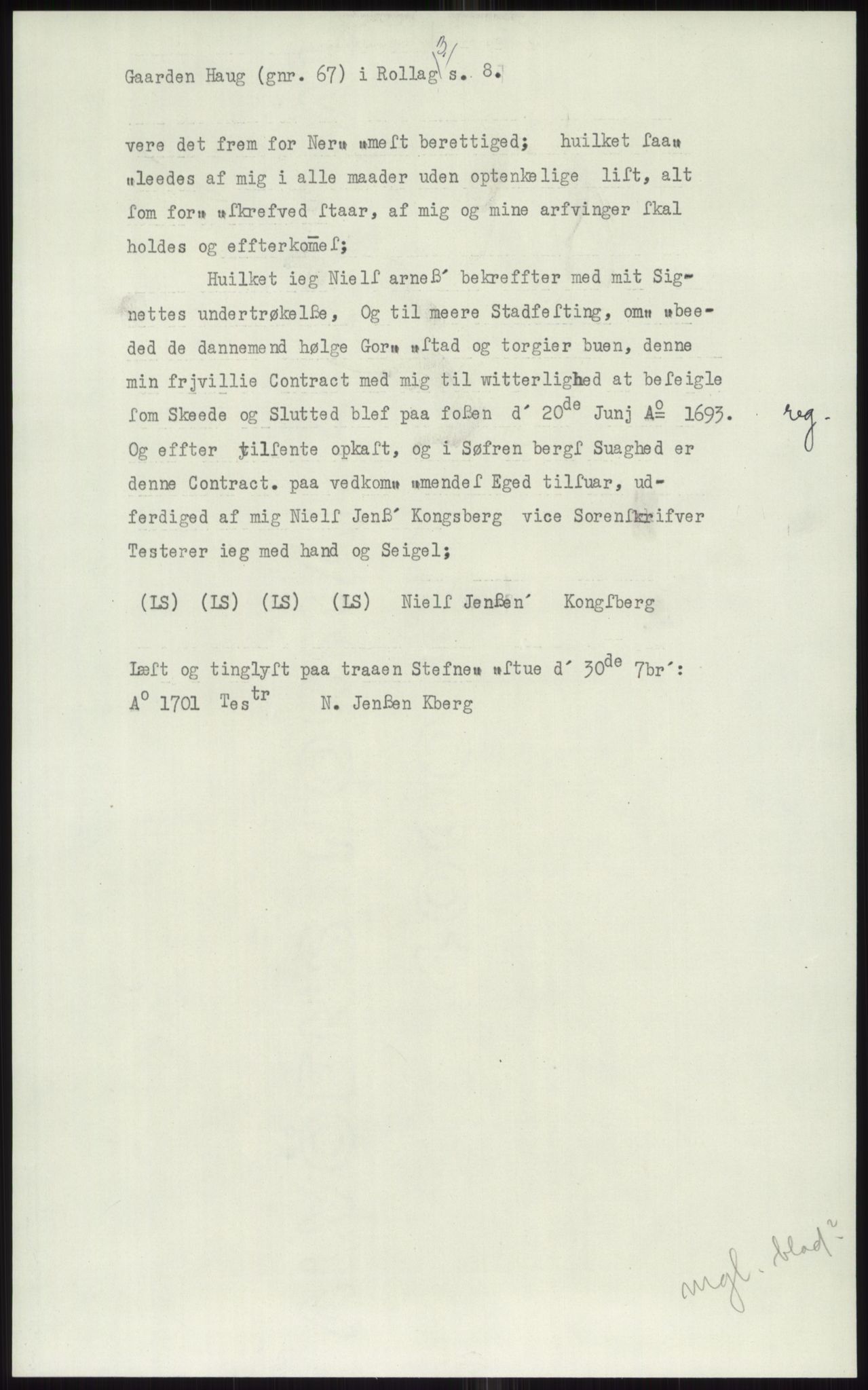 Samlinger til kildeutgivelse, Diplomavskriftsamlingen, AV/RA-EA-4053/H/Ha, p. 1890