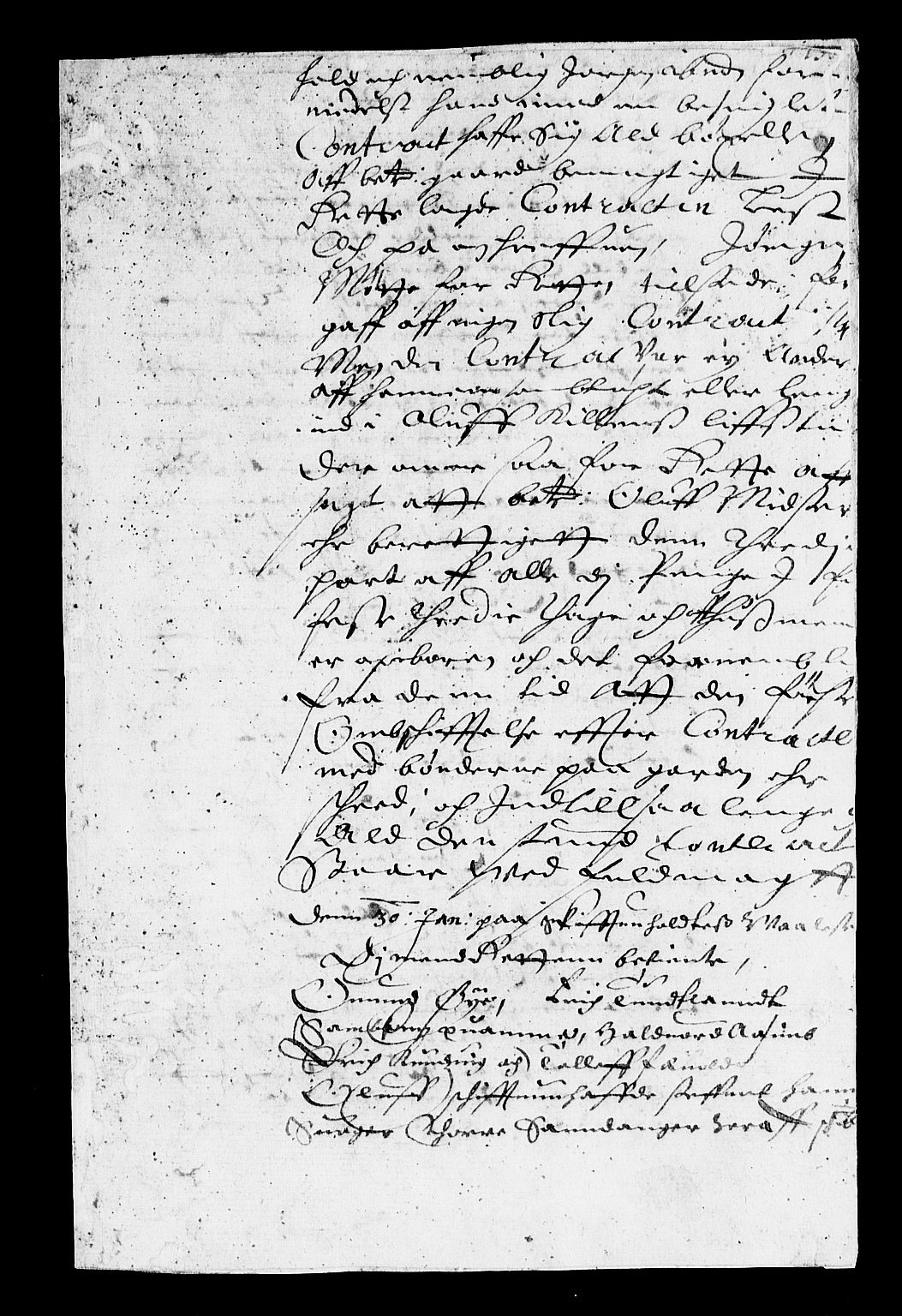 Ryfylke tingrett, AV/SAST-A-100055/001/I/IB/IBA/L0024b: Blad av tingbok, Ryfylke, 1649-1650