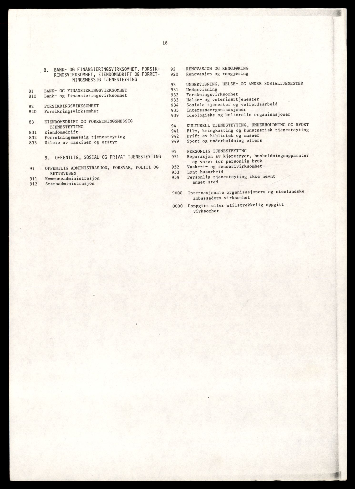 Statsarkivet i Trondheim, AV/SAT-A-4183/E/Ec/Ecb/L0006: Bedrifts-/privatarkivregistrering, 1984-1986, p. 3