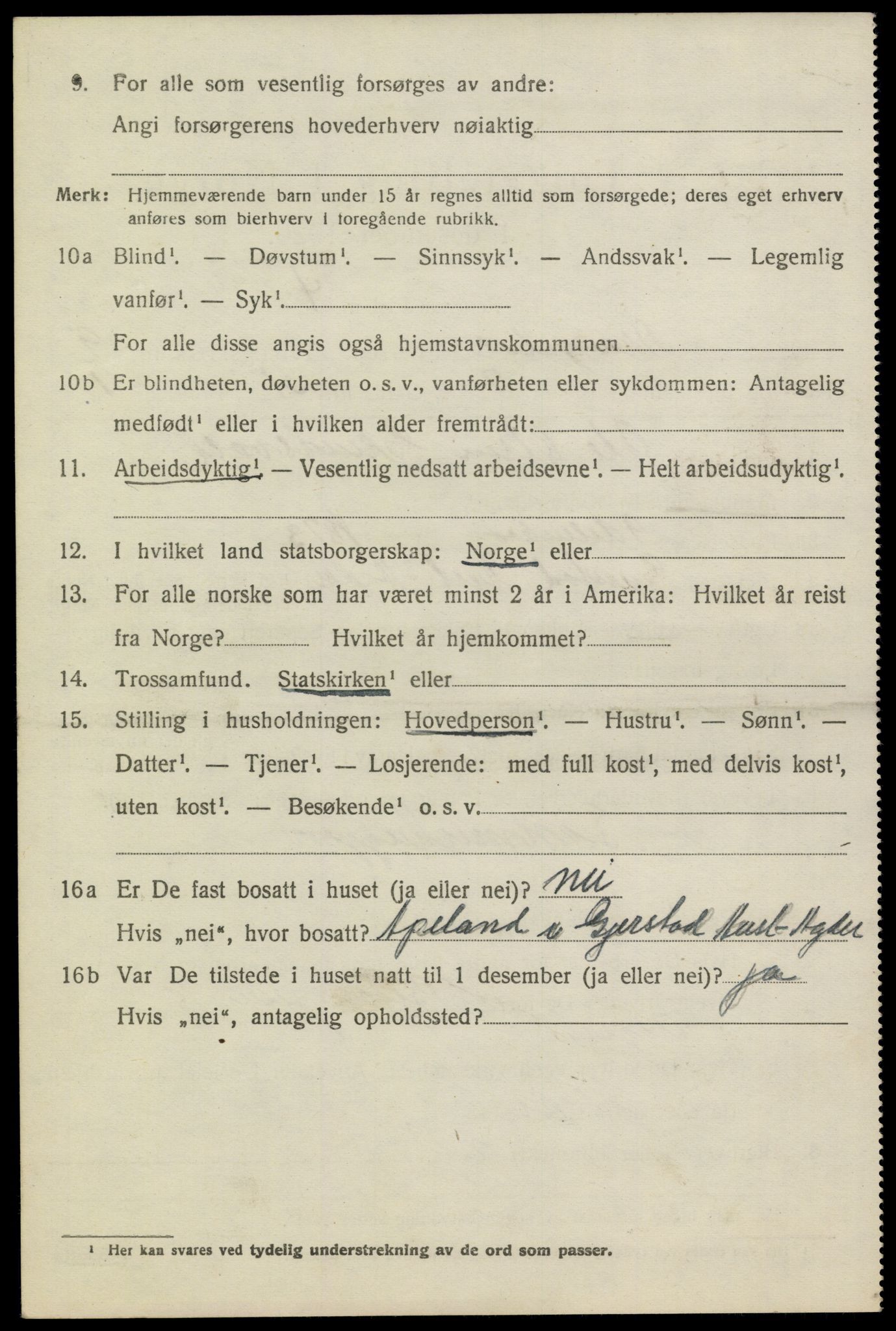 SAKO, 1920 census for Drangedal, 1920, p. 6140