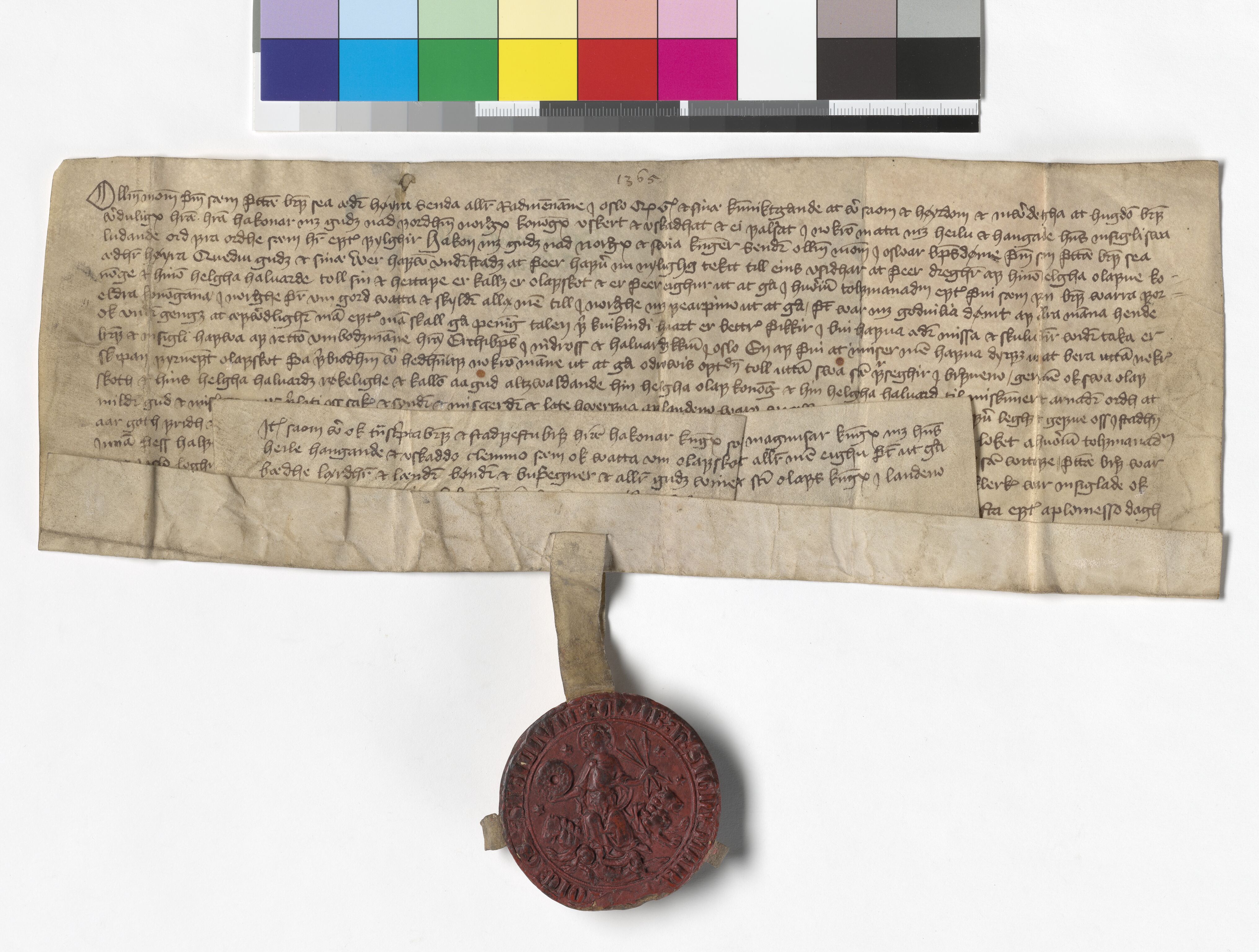 Riksarkivets diplomsamling, AV/RA-EA-5965/F05/L0173: NRA AM fasc. 70 nr. 15-25, 1362-1427, p. 17