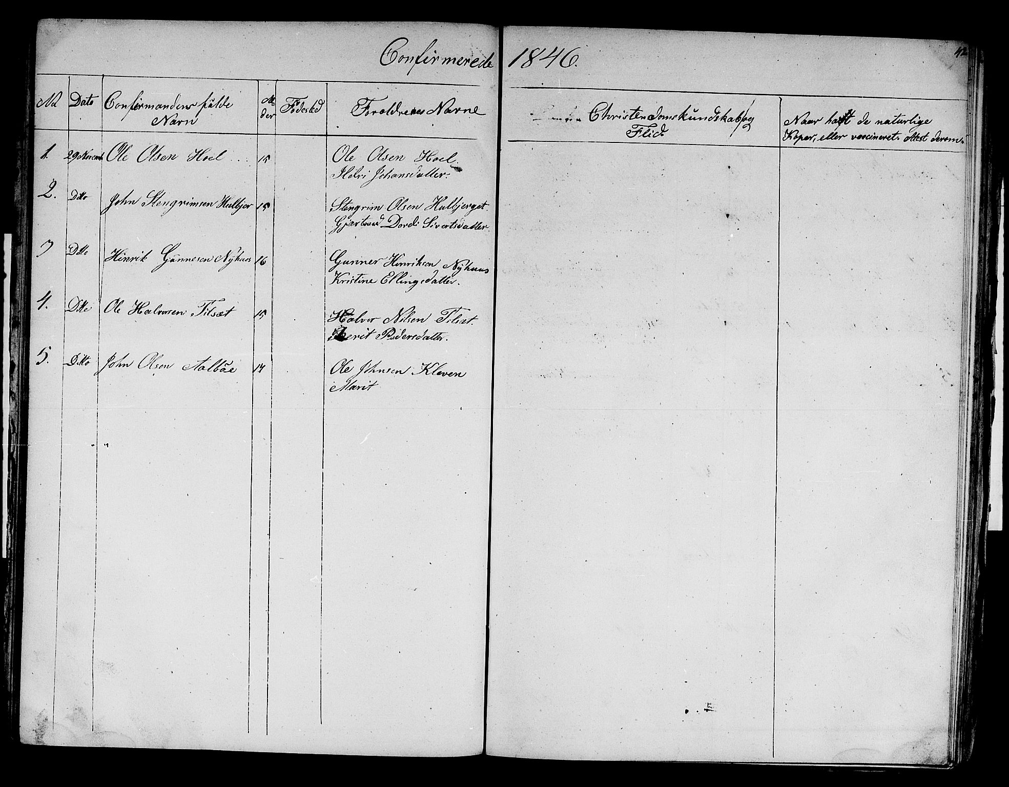 Ministerialprotokoller, klokkerbøker og fødselsregistre - Sør-Trøndelag, SAT/A-1456/679/L0922: Parish register (copy) no. 679C02, 1845-1851, p. 42