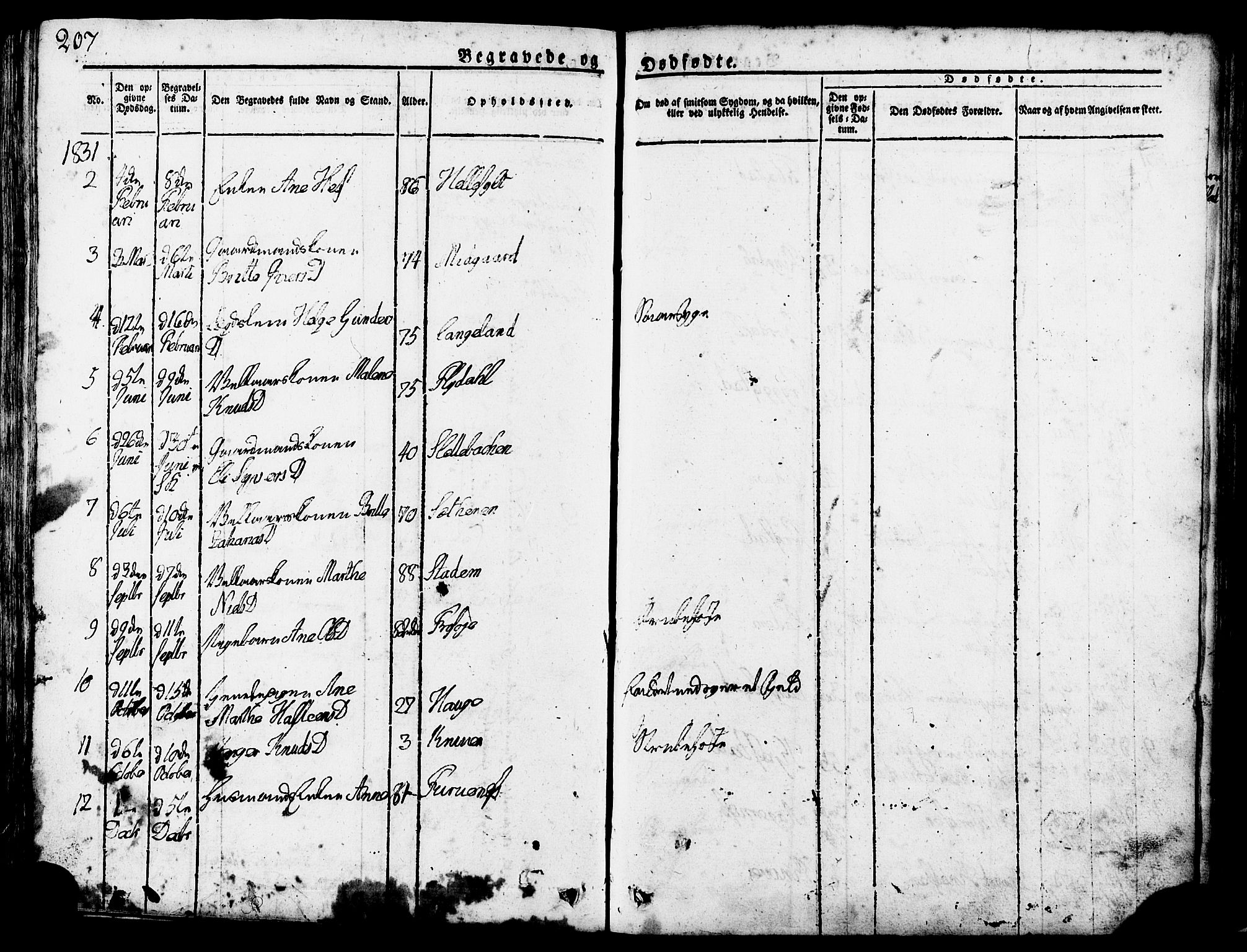 Ministerialprotokoller, klokkerbøker og fødselsregistre - Møre og Romsdal, AV/SAT-A-1454/517/L0221: Parish register (official) no. 517A01, 1827-1858, p. 207