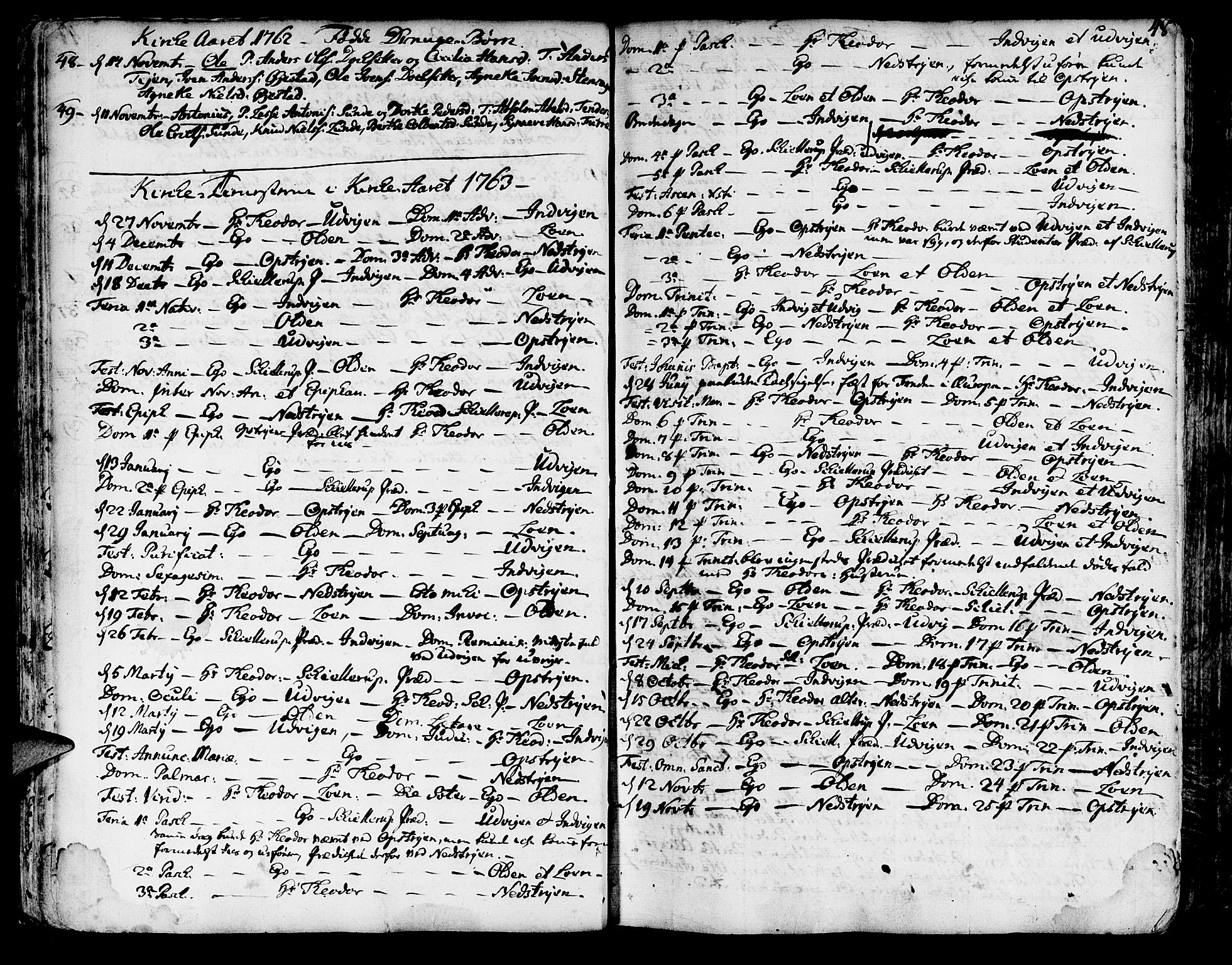 Innvik sokneprestembete, SAB/A-80501: Parish register (official) no. A 1, 1750-1816, p. 48