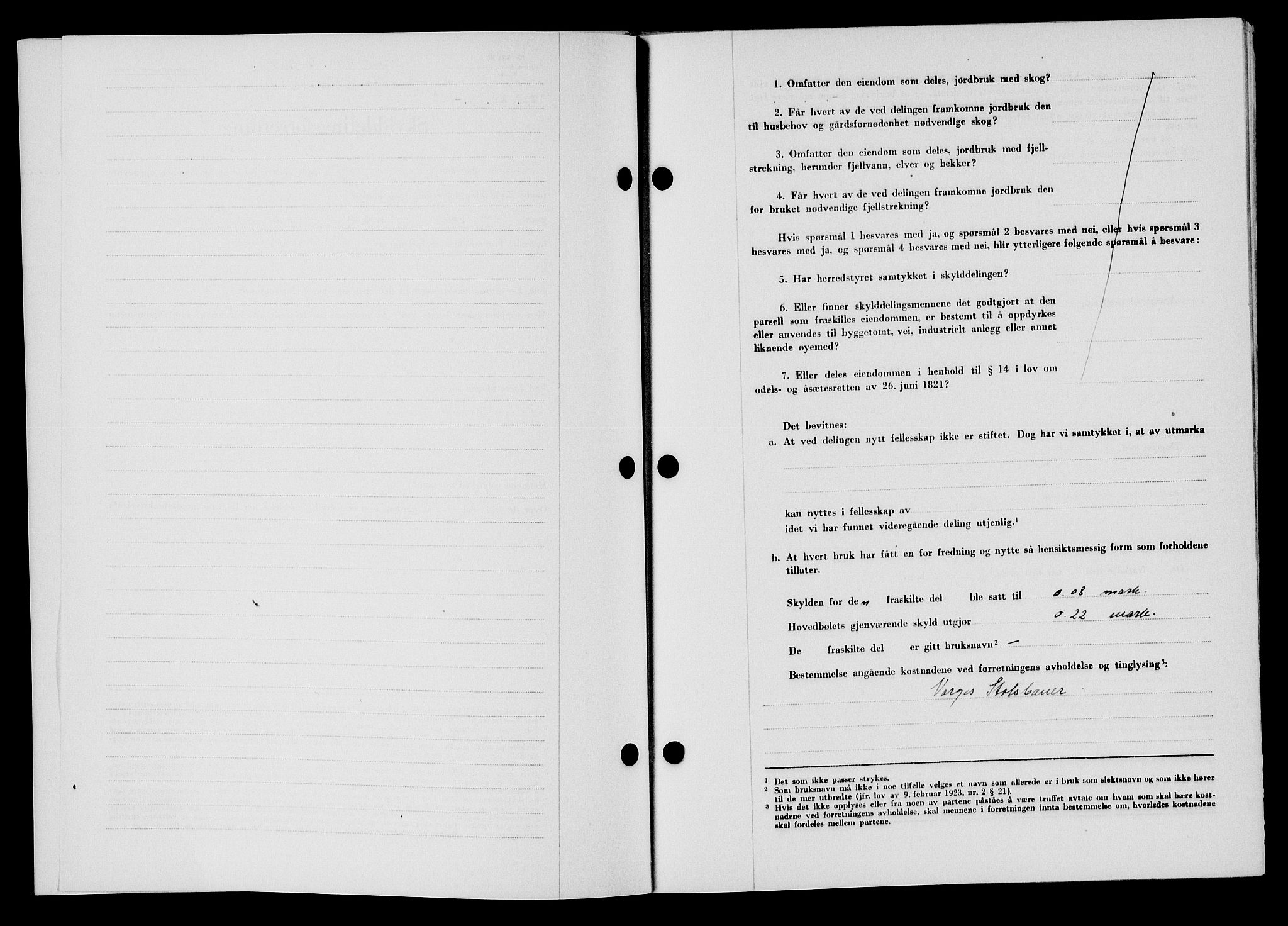 Flekkefjord sorenskriveri, AV/SAK-1221-0001/G/Gb/Gba/L0062: Mortgage book no. A-10, 1947-1947, Diary no: : 645/1947