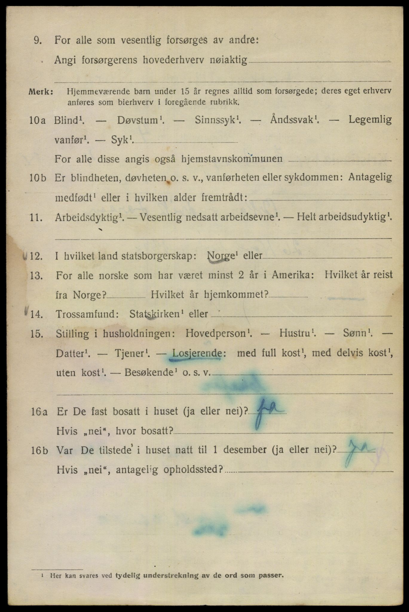 SAO, 1920 census for Kristiania, 1920, p. 218322