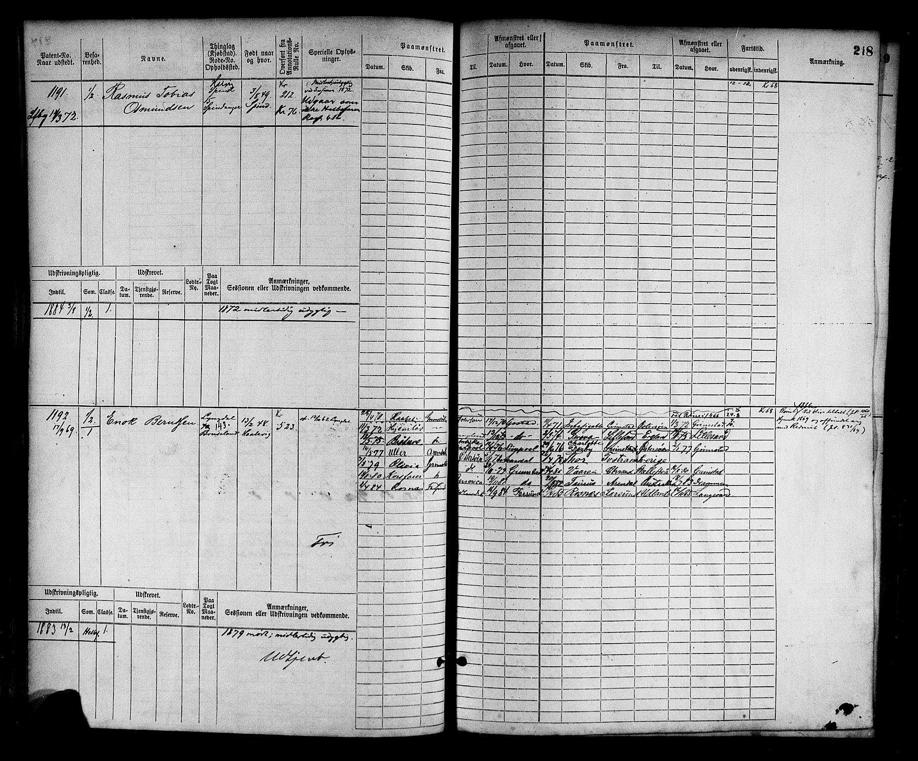 Farsund mønstringskrets, AV/SAK-2031-0017/F/Fb/L0002: Hovedrulle nr 759-1508, M-5, 1868-1900, p. 220