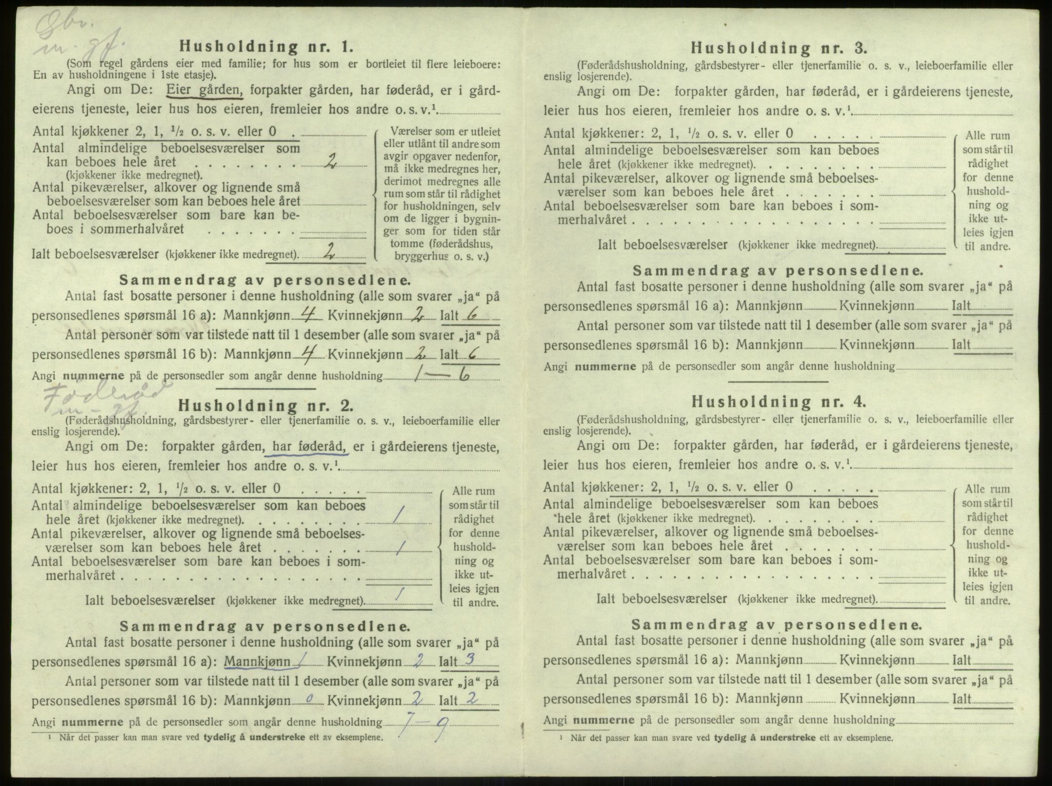 SAB, 1920 census for Sør-Vågsøy, 1920, p. 379