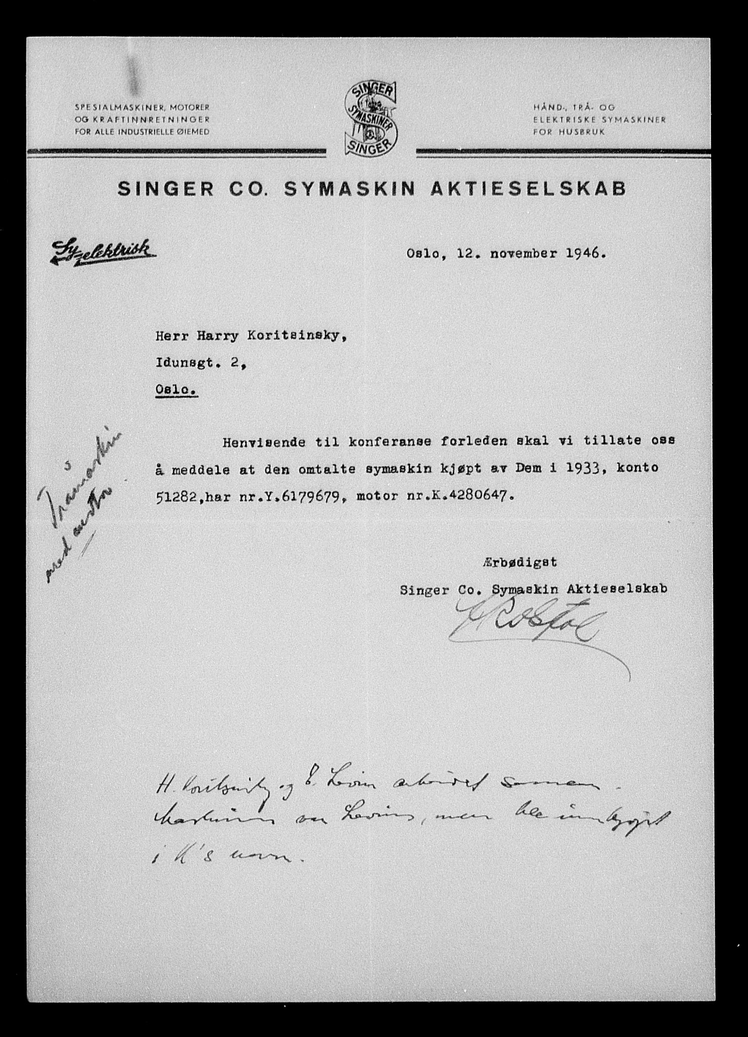 Justisdepartementet, Tilbakeføringskontoret for inndratte formuer, AV/RA-S-1564/H/Hc/Hcc/L0957: --, 1945-1947, p. 31