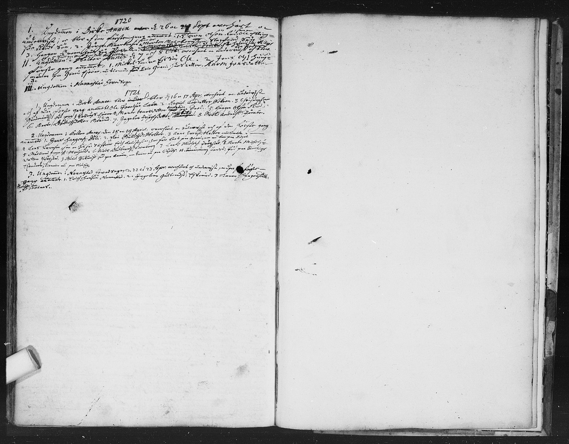 Nannestad prestekontor Kirkebøker, AV/SAO-A-10414a/F/Fa/L0002: Parish register (official) no. I 2, 1703-1715