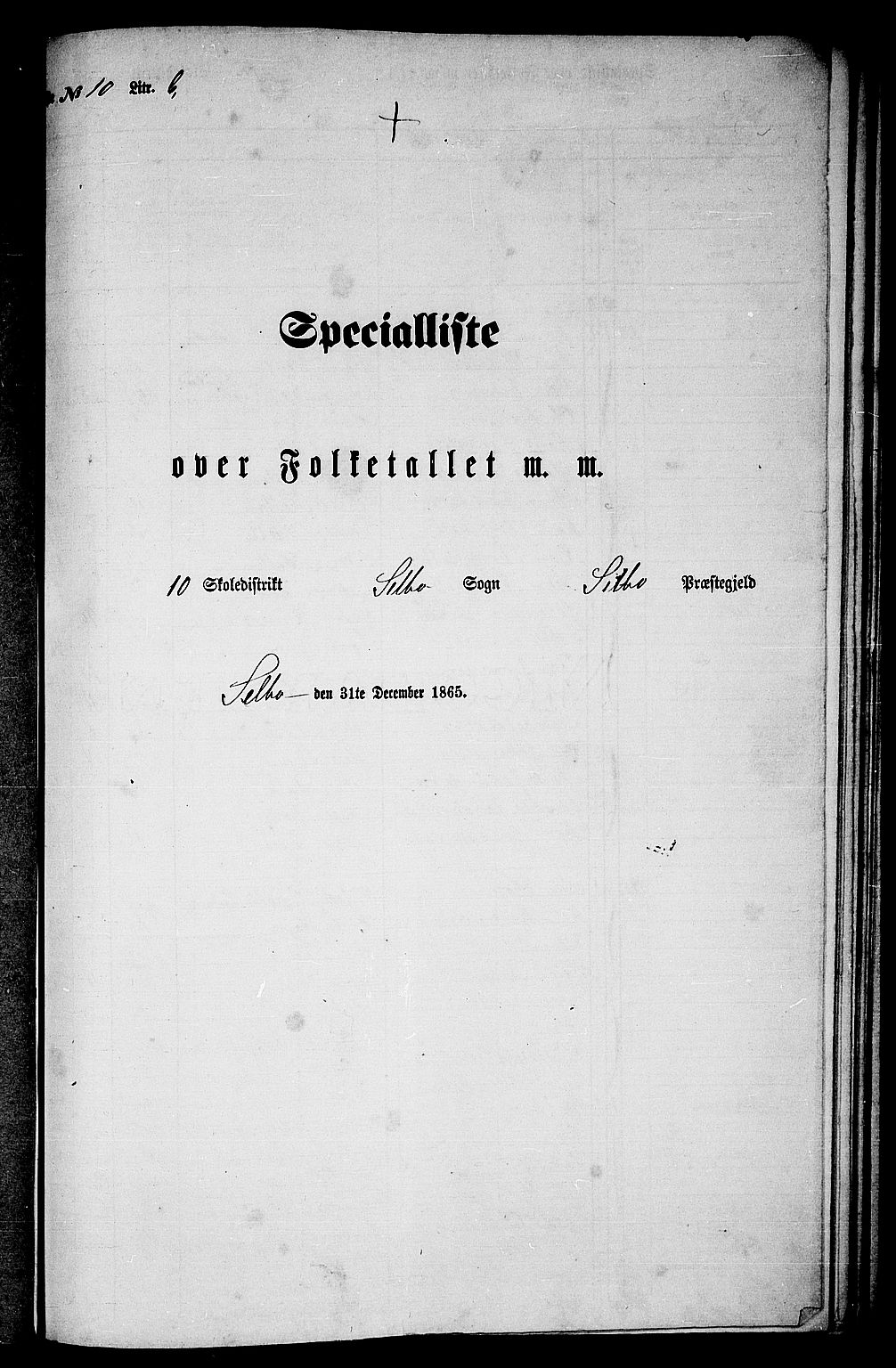 RA, 1865 census for Selbu, 1865, p. 191