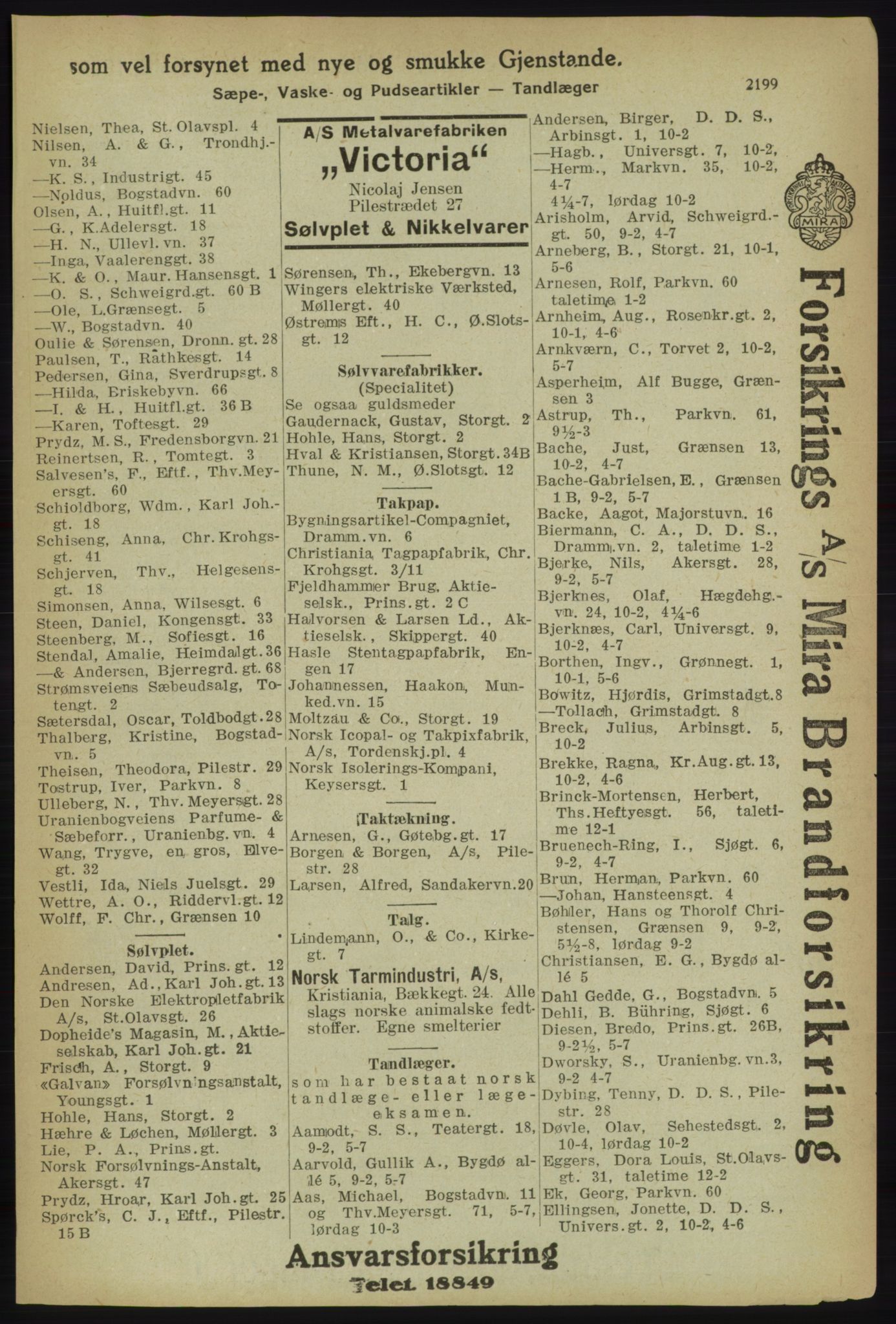 Kristiania/Oslo adressebok, PUBL/-, 1918, p. 2352