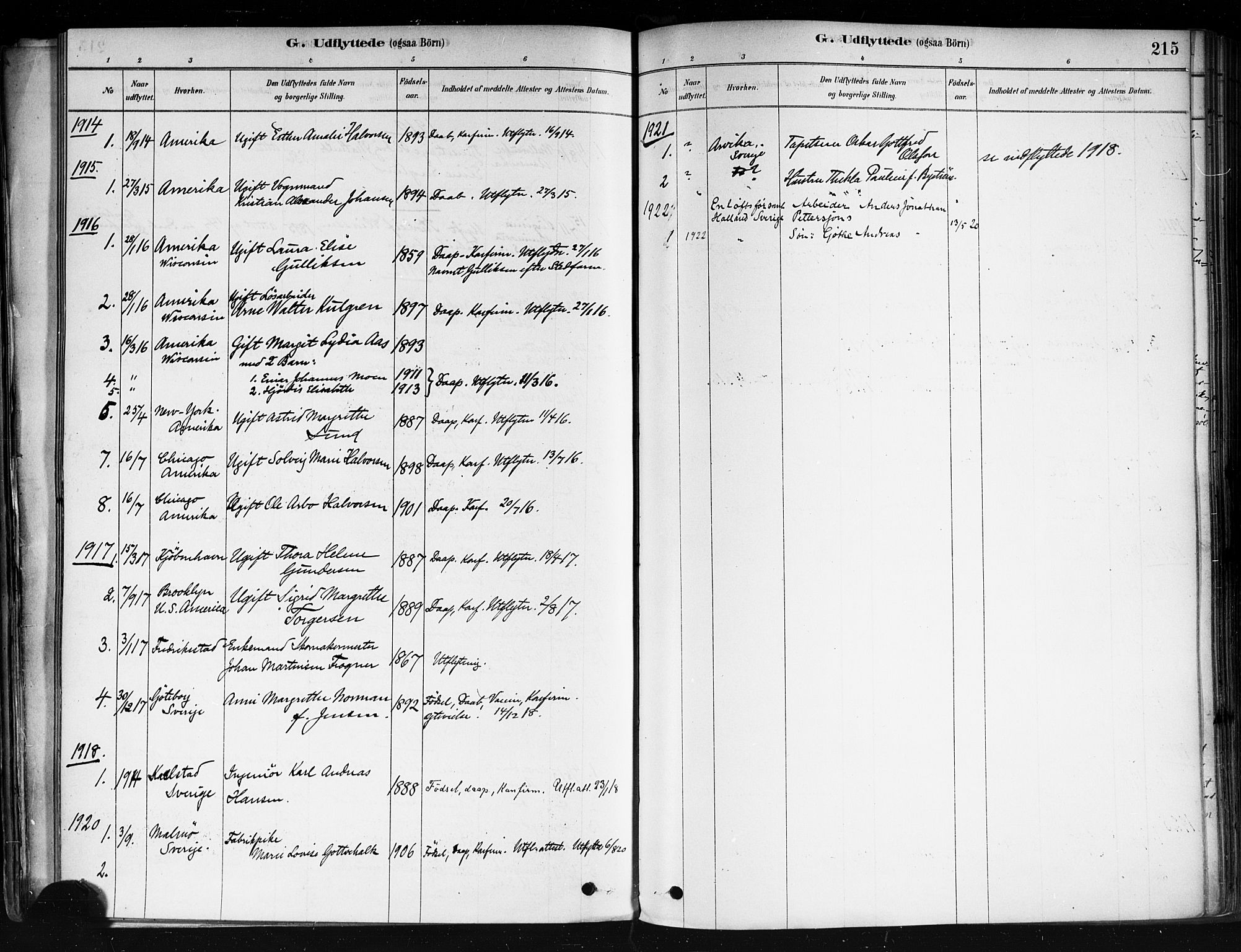 Strømsø kirkebøker, AV/SAKO-A-246/F/Fa/L0022: Parish register (official) no. I 22, 1879-1899, p. 215