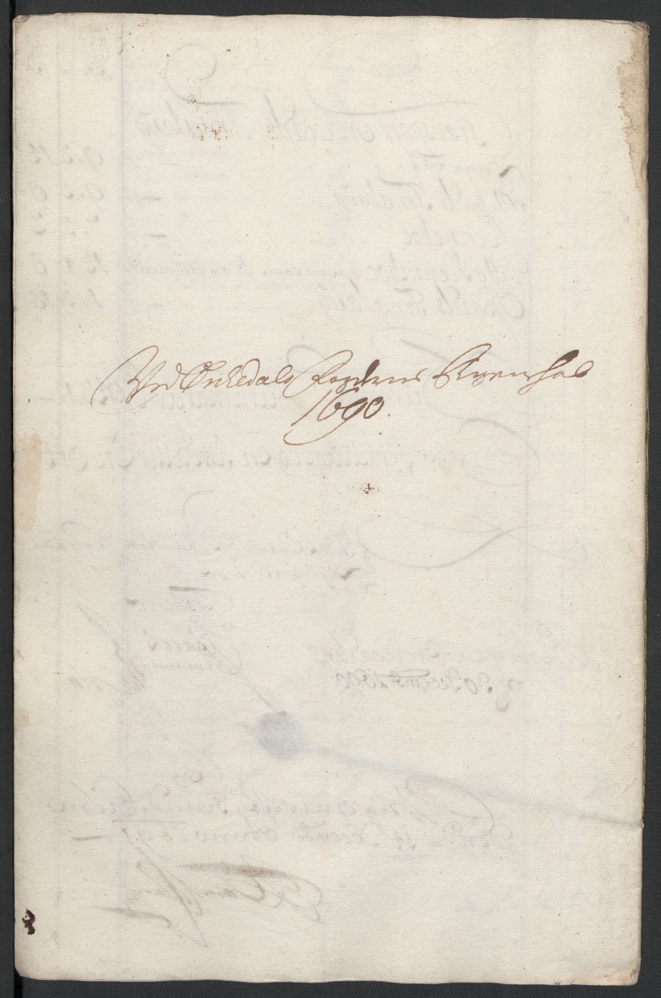 Rentekammeret inntil 1814, Reviderte regnskaper, Fogderegnskap, RA/EA-4092/R58/L3936: Fogderegnskap Orkdal, 1689-1690, p. 413