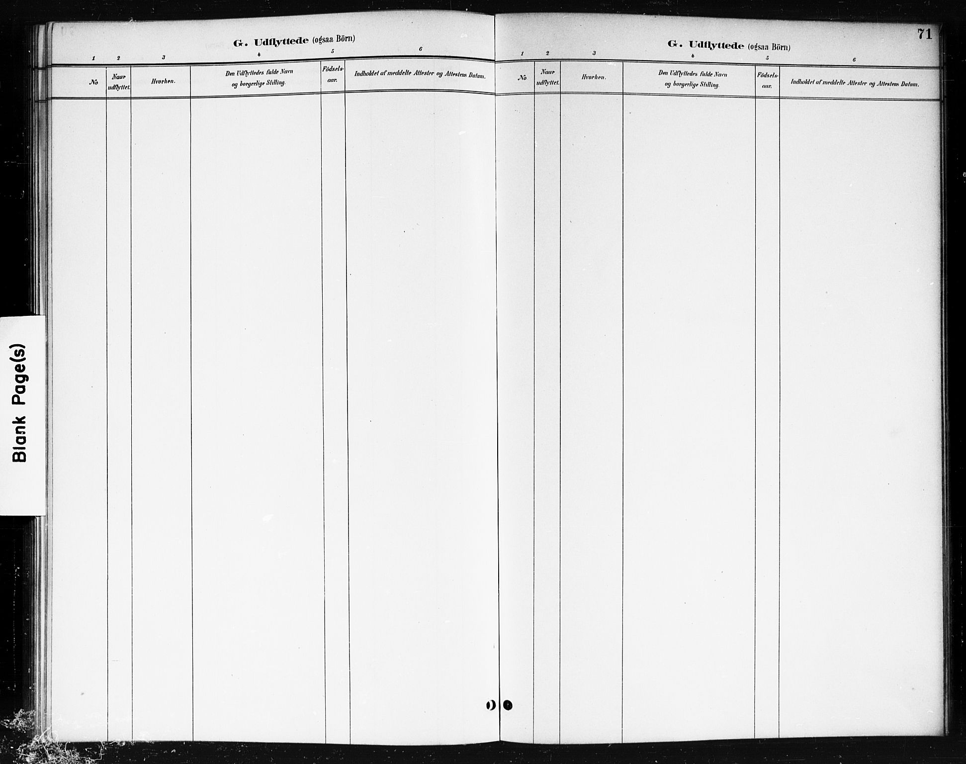Skjeberg prestekontor Kirkebøker, SAO/A-10923/F/Fb/L0001: Parish register (official) no. II 1, 1886-1894, p. 71