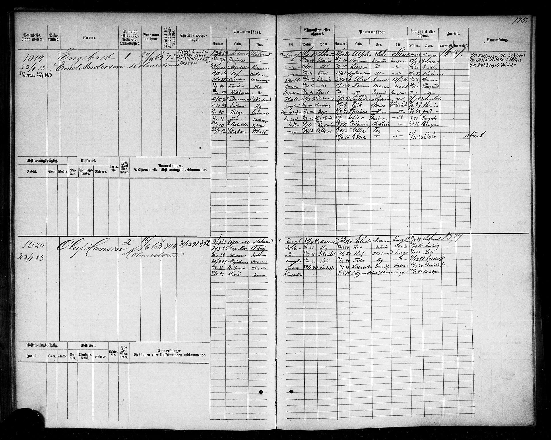 Holmestrand innrulleringskontor, AV/SAKO-A-1151/F/Fc/L0004: Hovedrulle, 1872-1913, p. 214