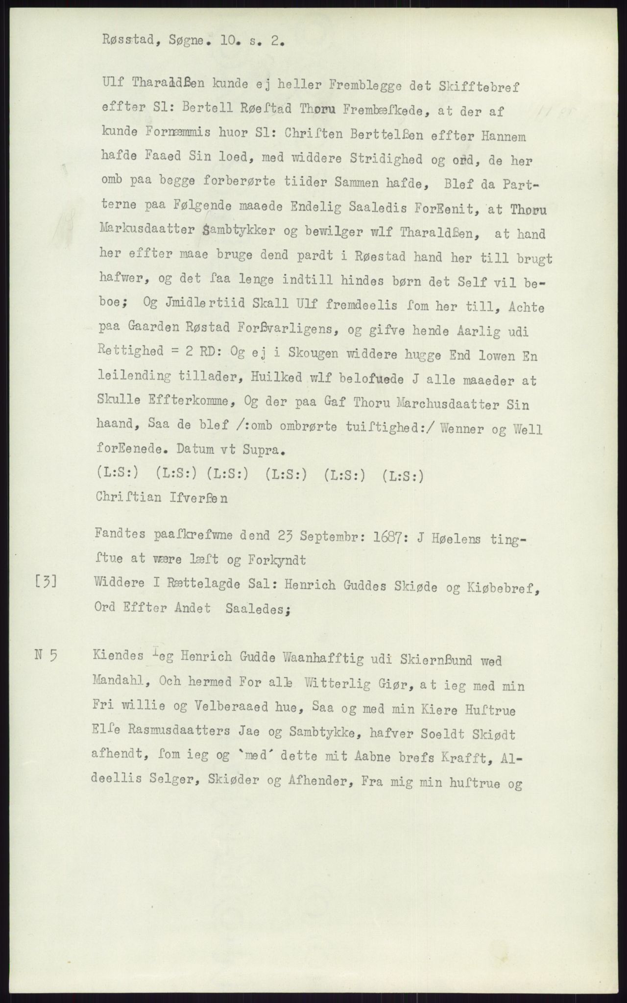 Samlinger til kildeutgivelse, Diplomavskriftsamlingen, AV/RA-EA-4053/H/Ha, p. 2571
