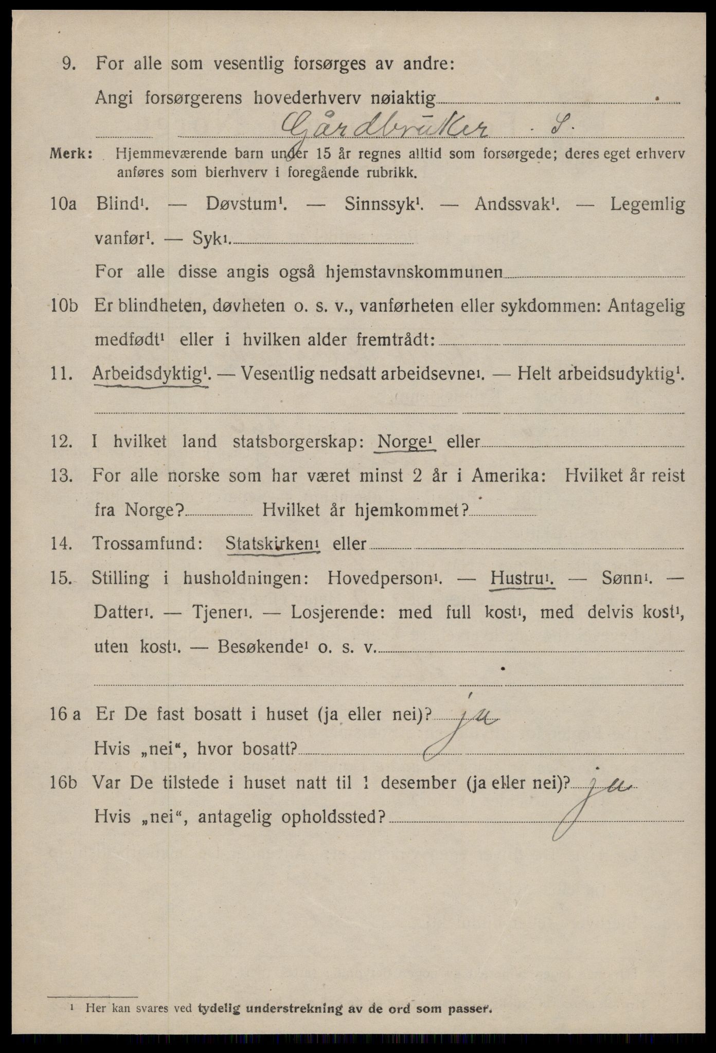 SAT, 1920 census for Stemshaug, 1920, p. 641