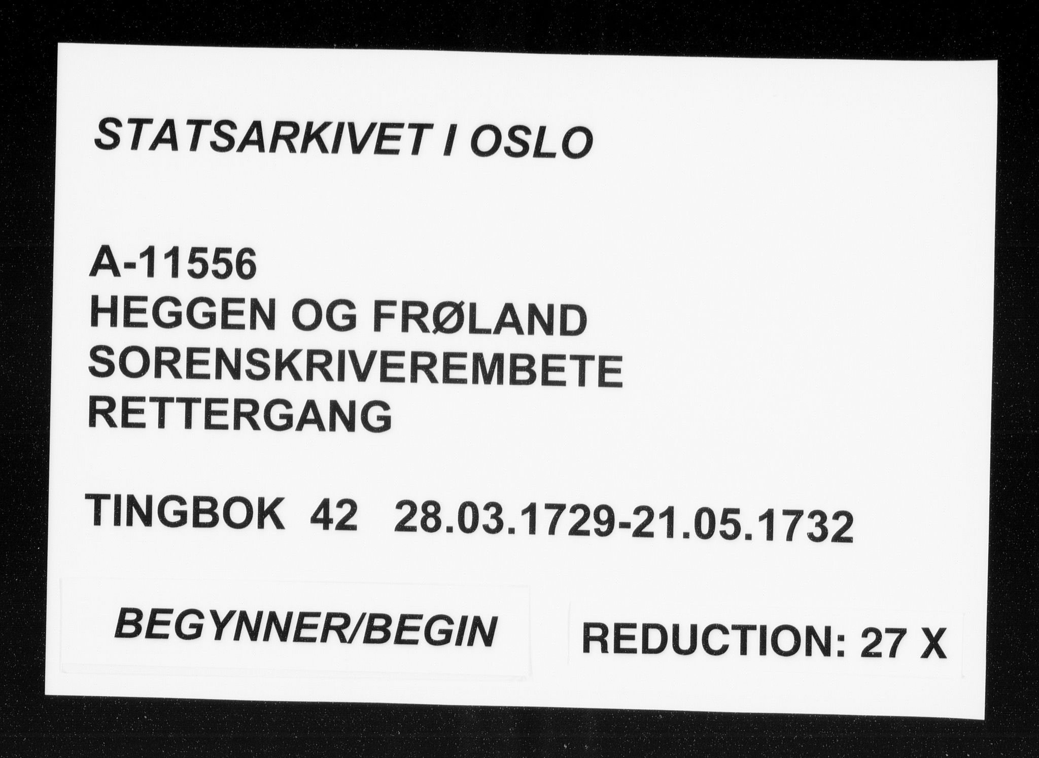 Heggen og Frøland sorenskriveri I, SAO/A-11556/F/Fb/L0042: Tingbok, 1729-1732