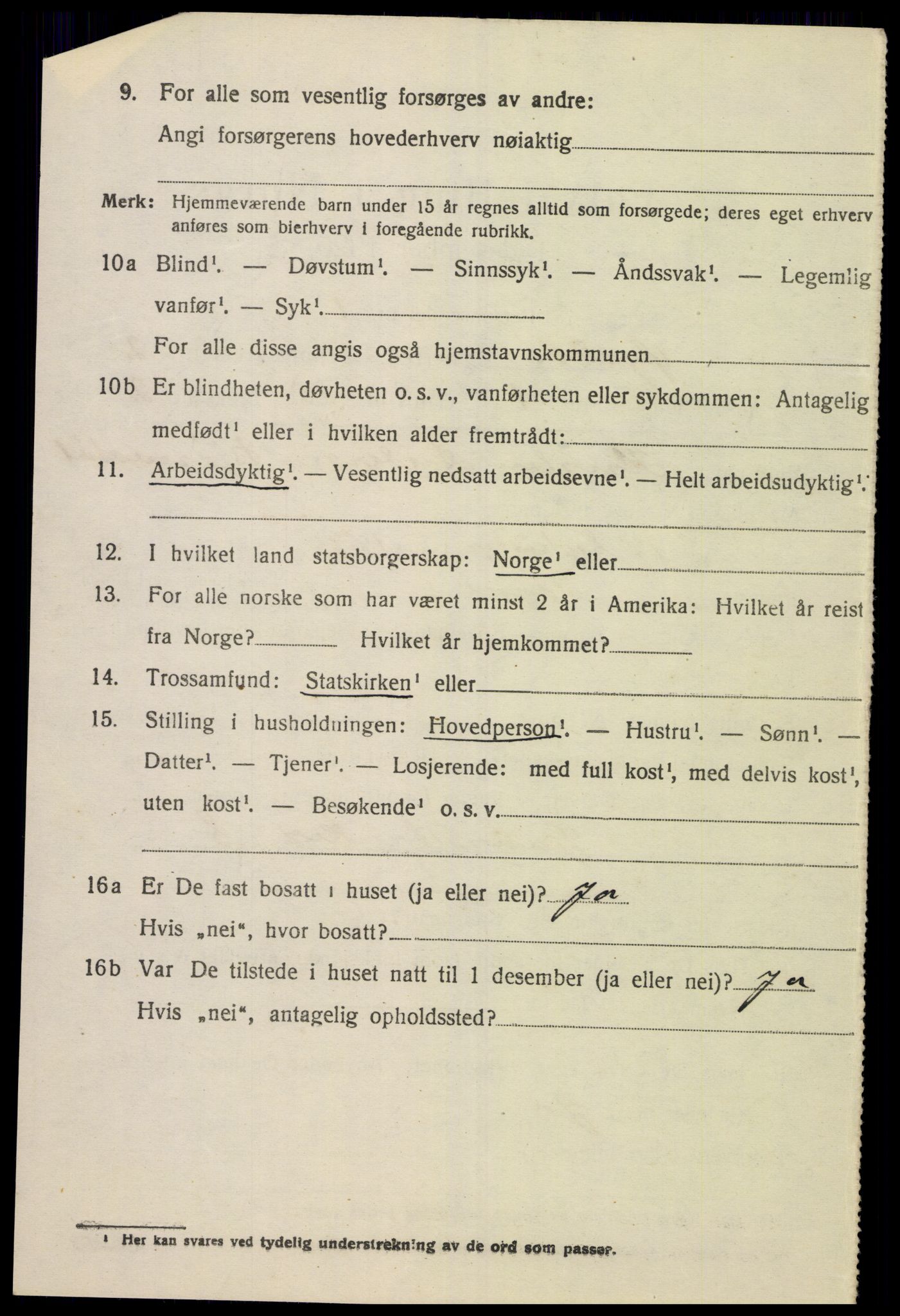 SAK, 1920 census for Øyslebø, 1920, p. 733