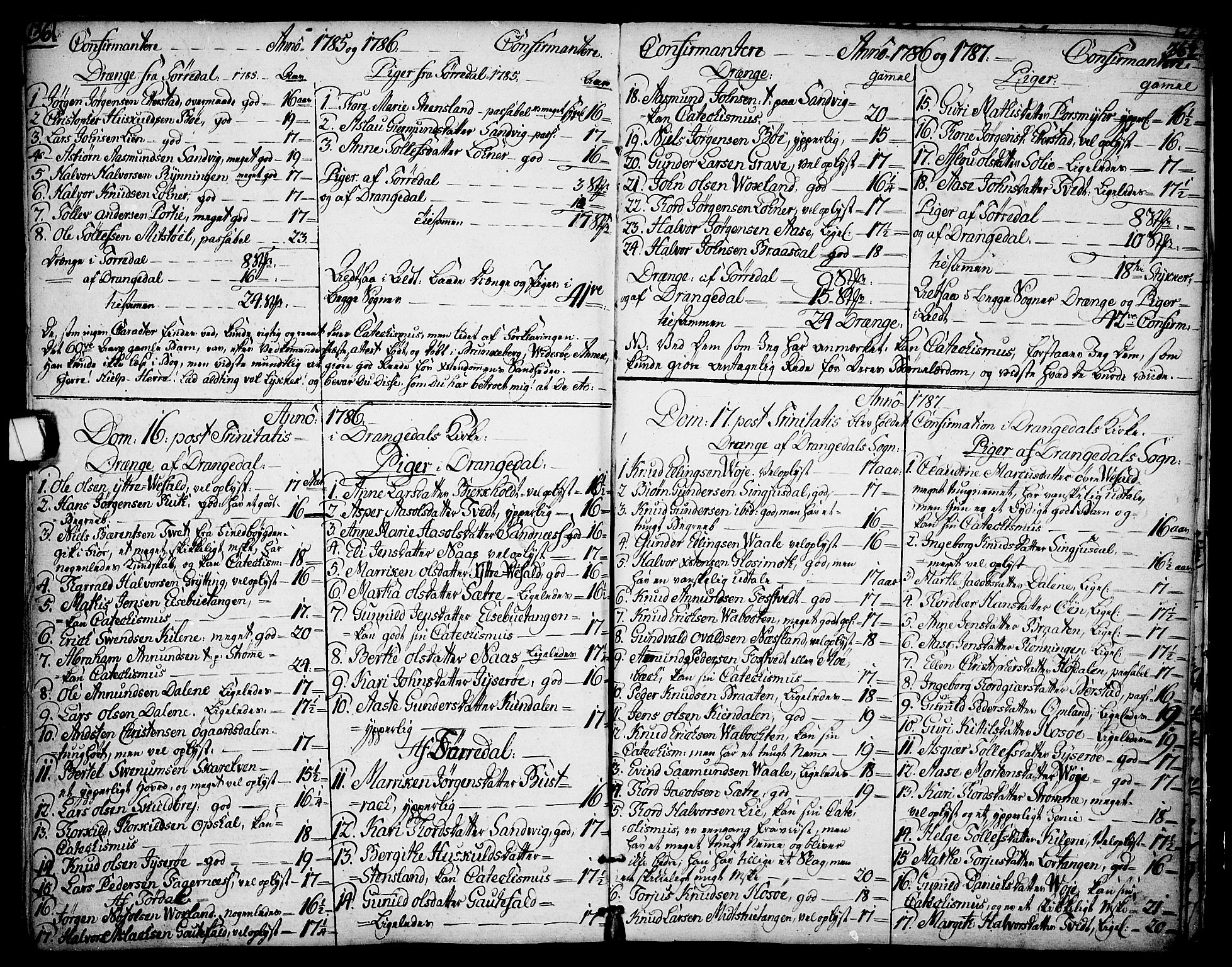 Drangedal kirkebøker, SAKO/A-258/F/Fa/L0003: Parish register (official) no. 3, 1768-1814, p. 361-362