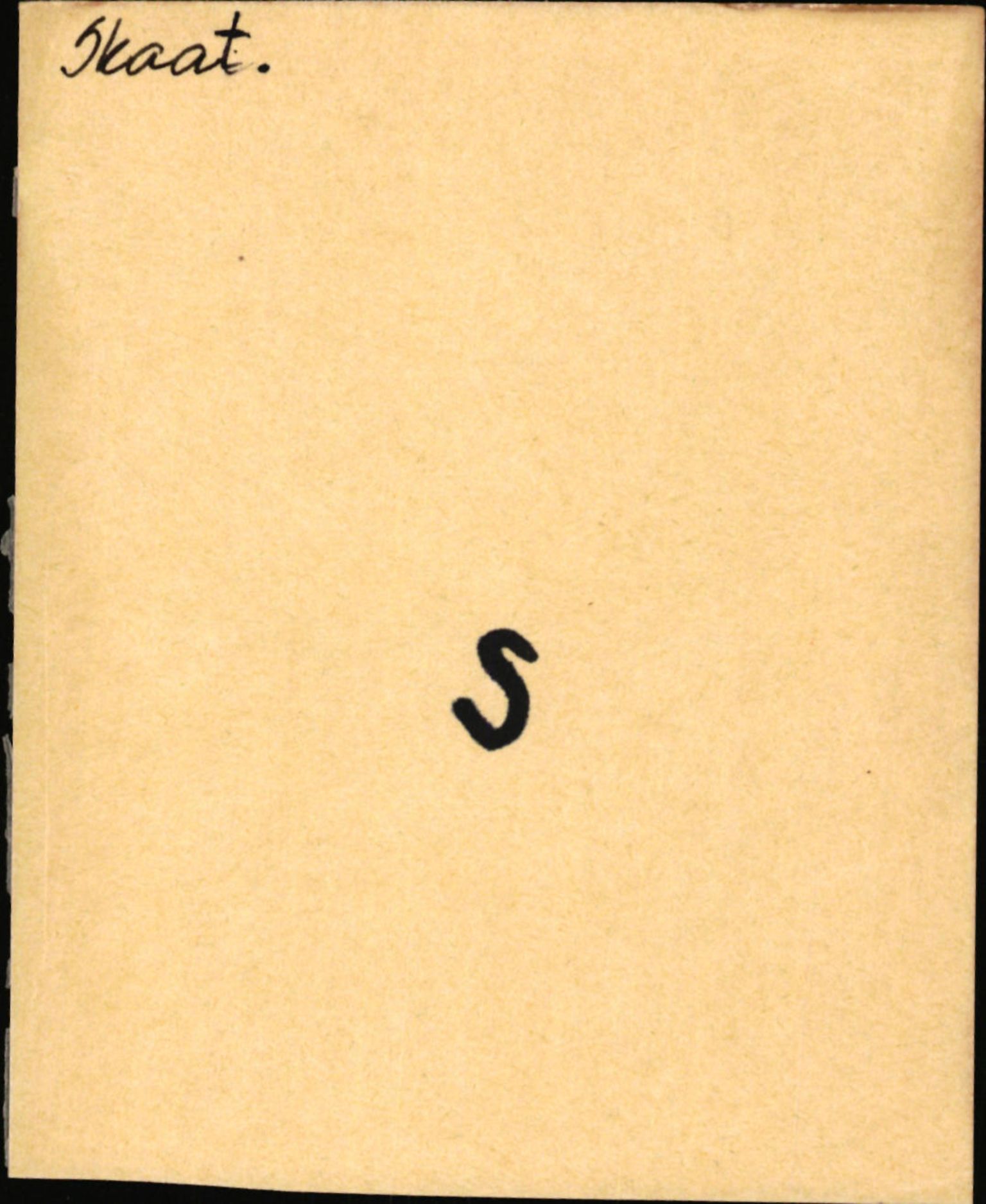 Statens vegvesen, Hordaland vegkontor, SAB/A-5201/2/Ha/L0050: R-eierkort S, 1920-1971, p. 1