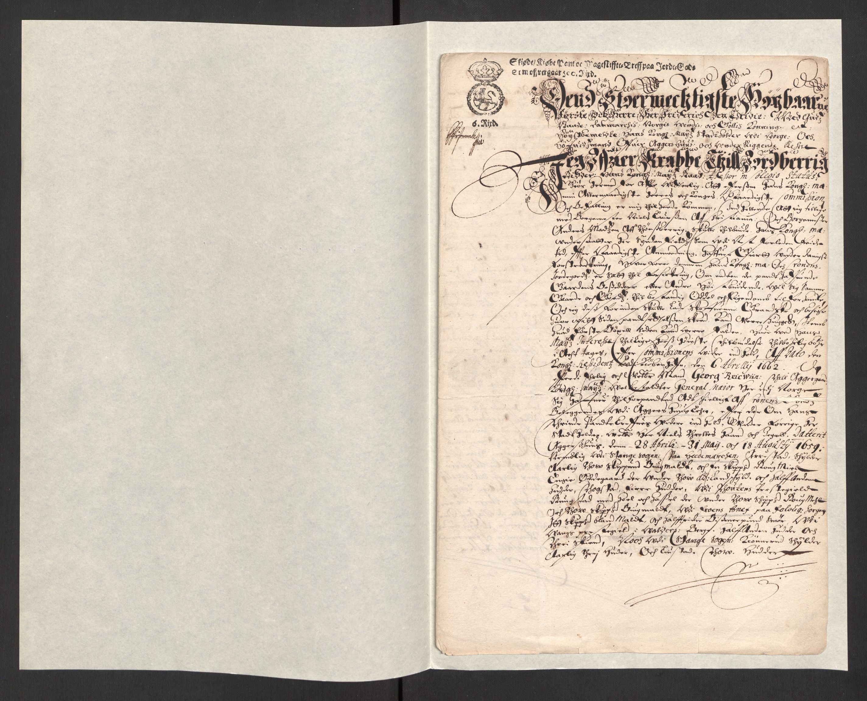 Rentekammeret, Kammerkanselliet, RA/EA-3111/G/Gg/Ggj/Ggja/L0001a: Skjøter utstedt av myndigheter i Norge og senere ombyttet med kongelige konfirmasjonsskjøter, 1663-1669, p. 500