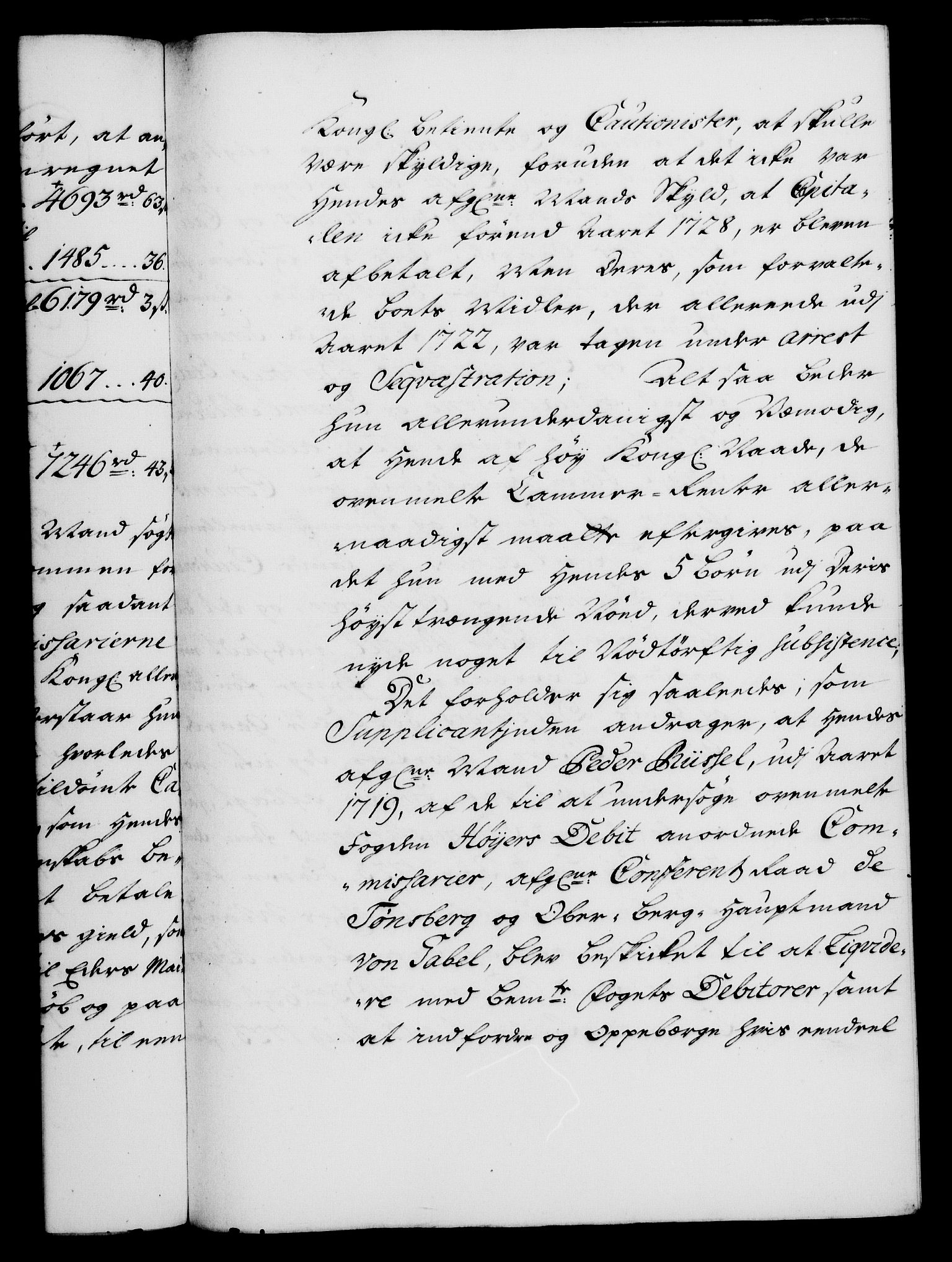 Rentekammeret, Kammerkanselliet, RA/EA-3111/G/Gf/Gfa/L0021: Norsk relasjons- og resolusjonsprotokoll (merket RK 52.21), 1738, p. 319