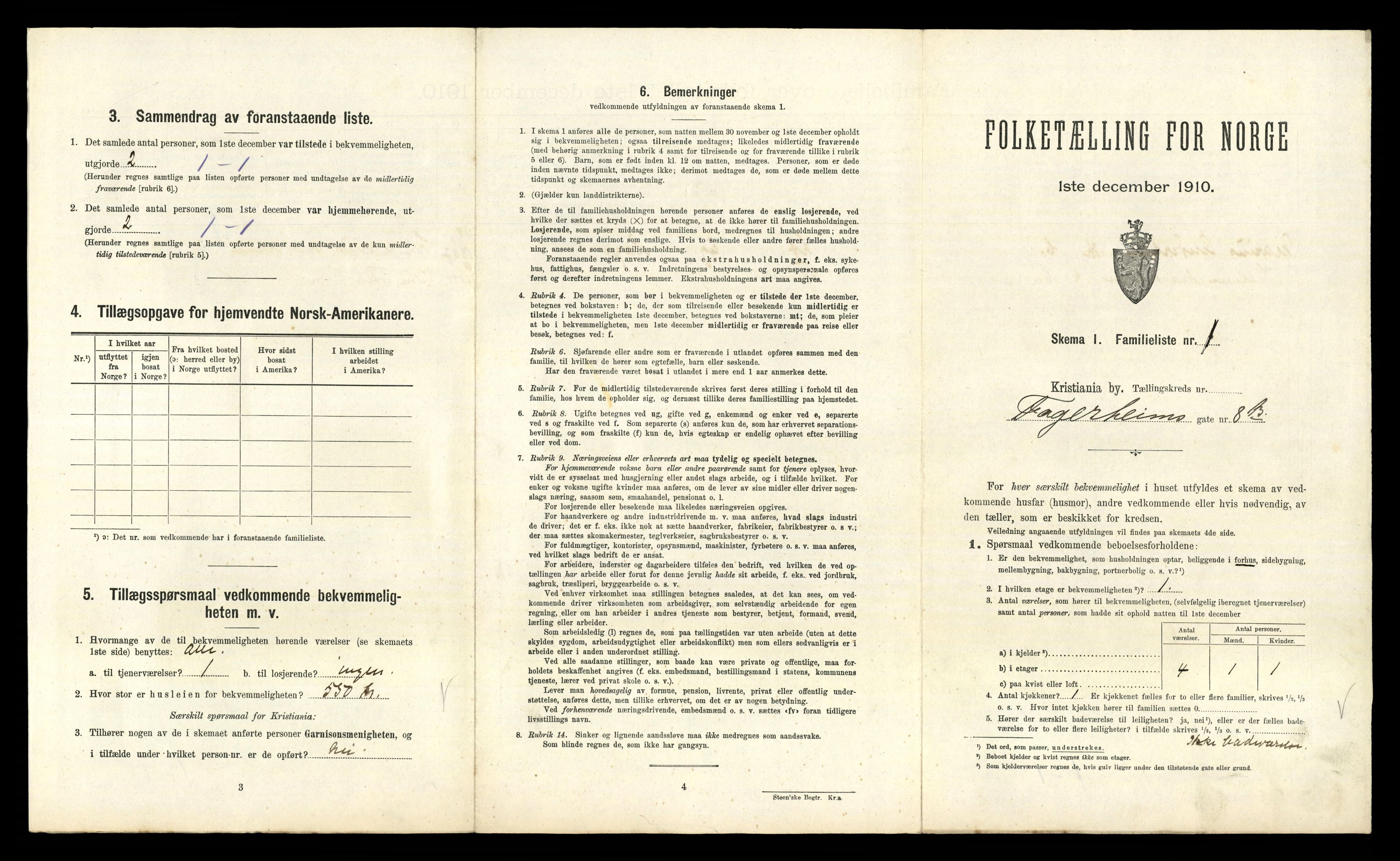 RA, 1910 census for Kristiania, 1910, p. 22663