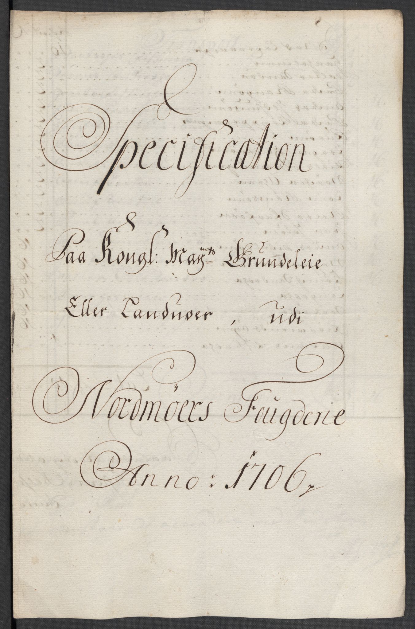 Rentekammeret inntil 1814, Reviderte regnskaper, Fogderegnskap, AV/RA-EA-4092/R56/L3742: Fogderegnskap Nordmøre, 1706-1707, p. 108