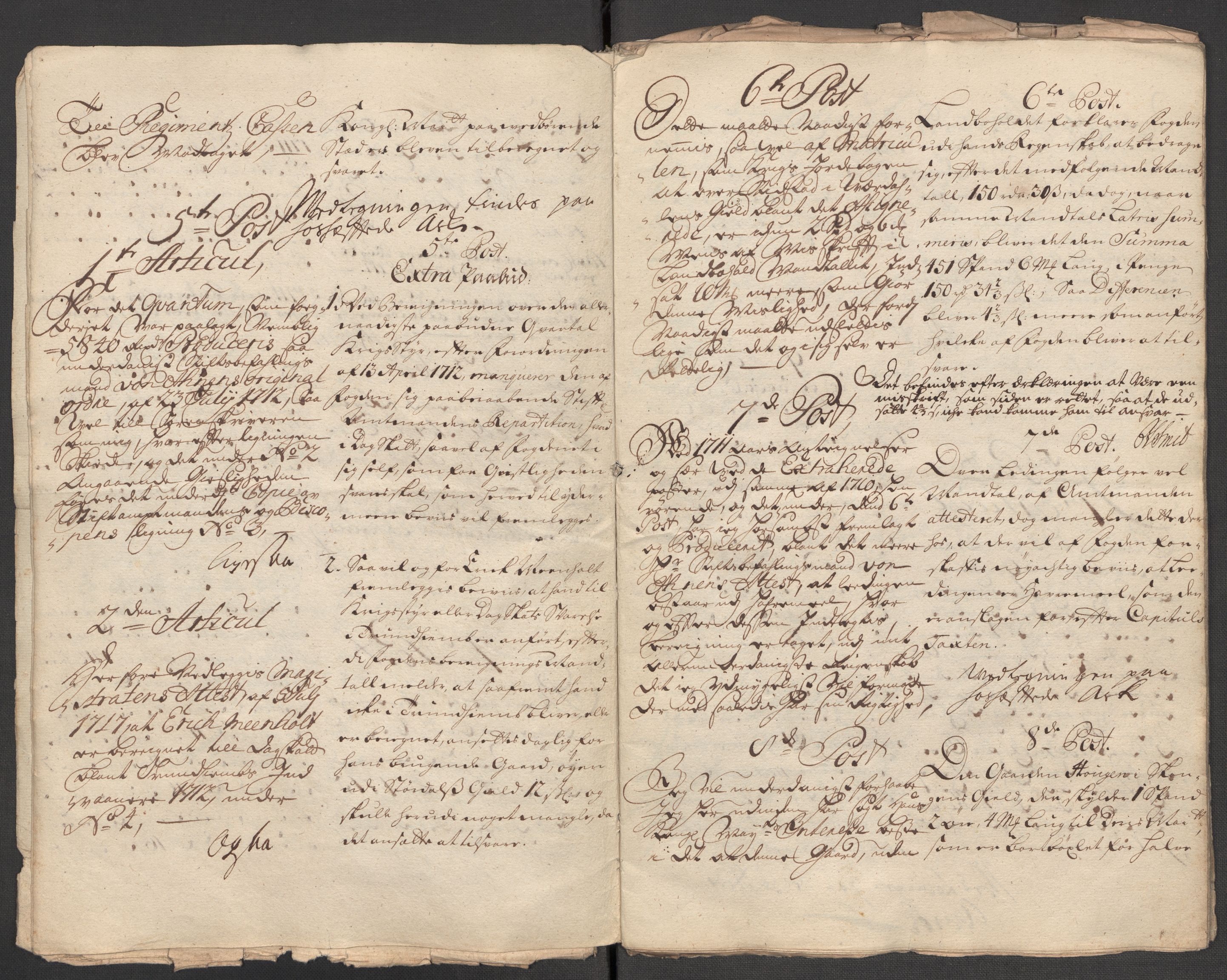 Rentekammeret inntil 1814, Reviderte regnskaper, Fogderegnskap, RA/EA-4092/R62/L4202: Fogderegnskap Stjørdal og Verdal, 1712, p. 343