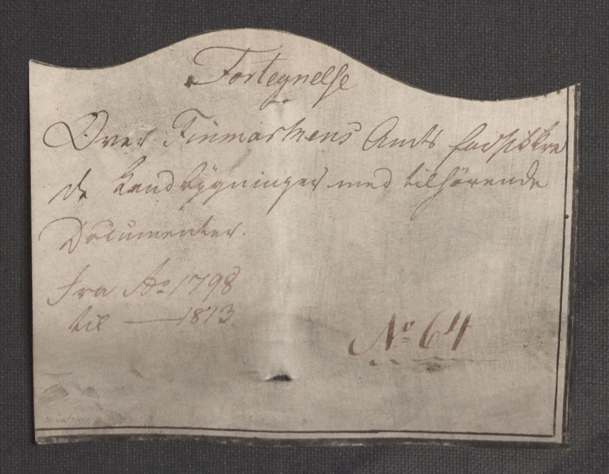 Kommersekollegiet, Brannforsikringskontoret 1767-1814, RA/EA-5458/F/Fb/L0064/0001: Finnmarkens amt / Registre, 1798-1811