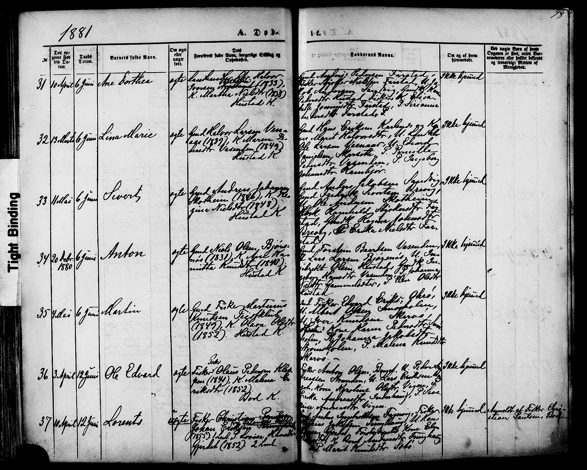 Ministerialprotokoller, klokkerbøker og fødselsregistre - Møre og Romsdal, AV/SAT-A-1454/566/L0768: Parish register (official) no. 566A07, 1869-1881, p. 98