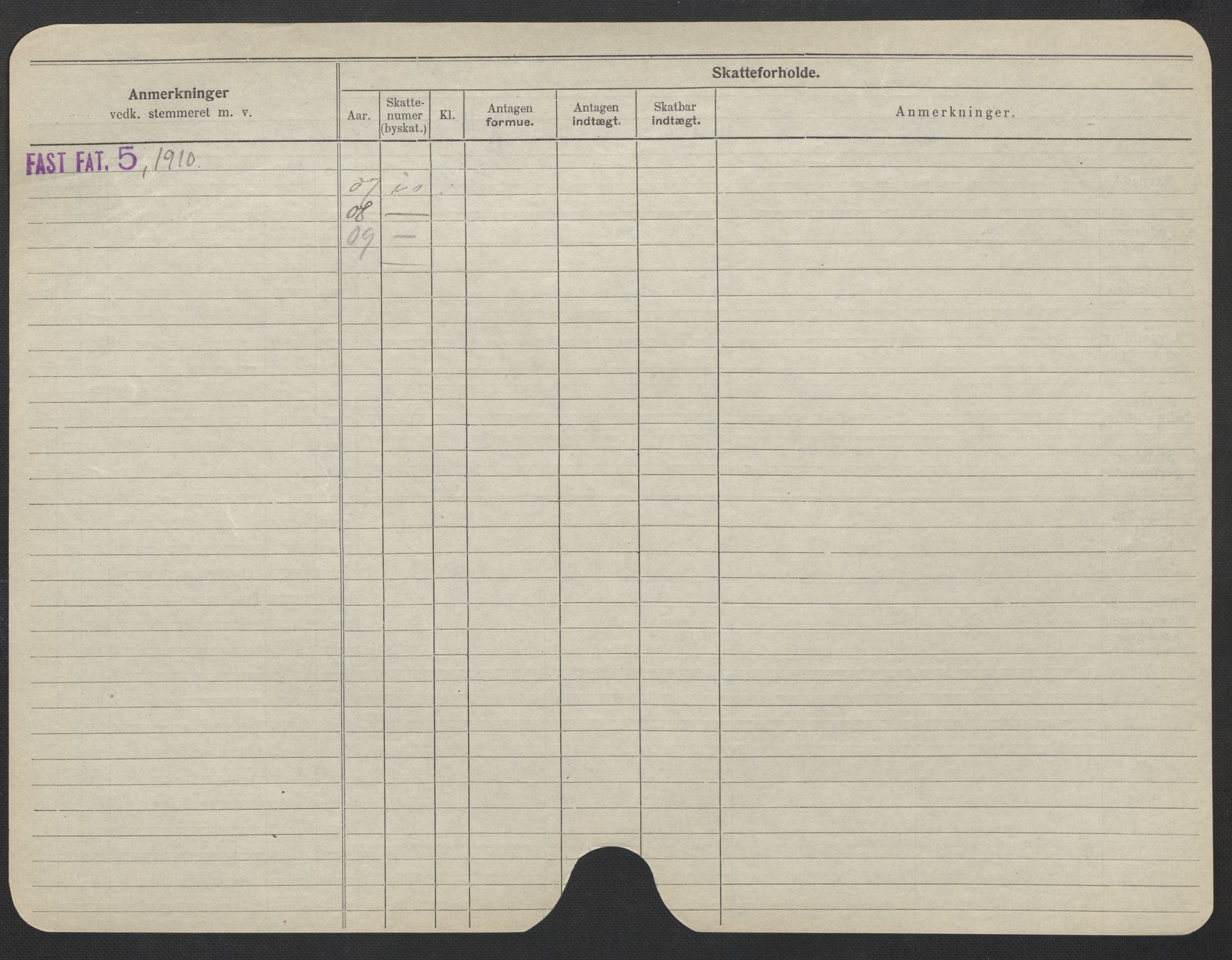 Oslo folkeregister, Registerkort, SAO/A-11715/F/Fa/Fac/L0022: Kvinner, 1906-1914, p. 776b