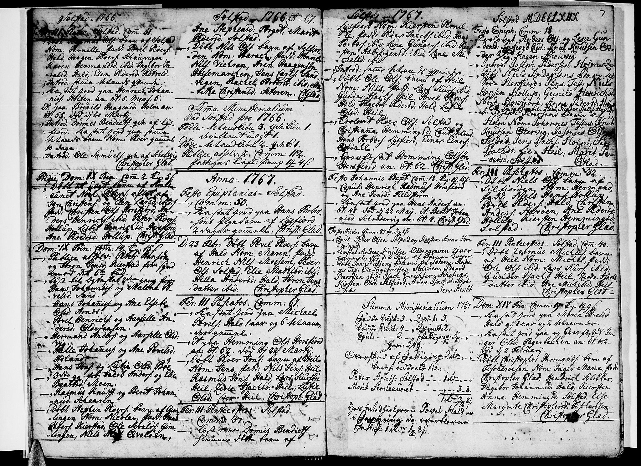 Ministerialprotokoller, klokkerbøker og fødselsregistre - Nordland, SAT/A-1459/811/L0164: Parish register (official) no. 811A02, 1752-1819, p. 7