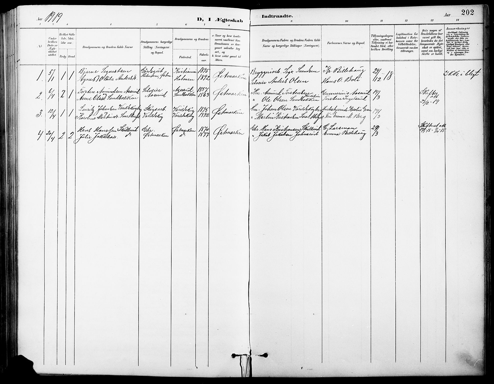 Vinger prestekontor, AV/SAH-PREST-024/H/Ha/Hab/L0004: Parish register (copy) no. 4, 1895-1920, p. 202