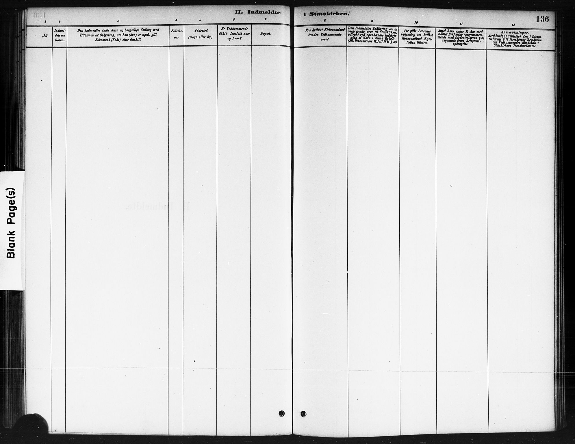 Ås prestekontor Kirkebøker, AV/SAO-A-10894/F/Fb/L0001: Parish register (official) no. II 1, 1881-1895, p. 136