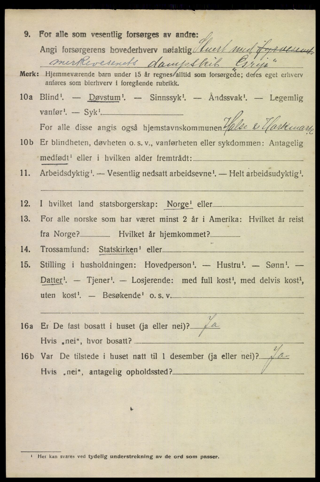 SAK, 1920 census for Halse og Harkmark, 1920, p. 2937