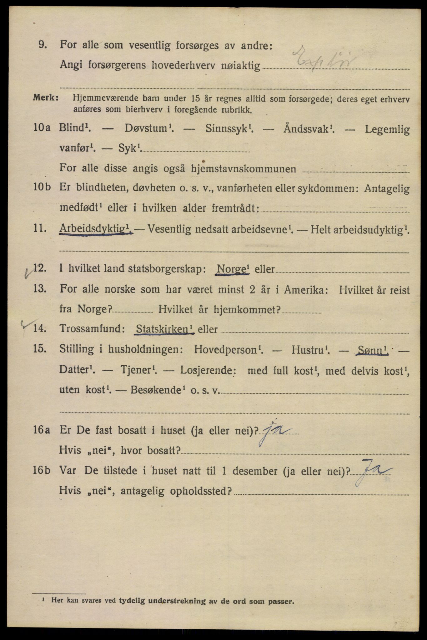 SAO, 1920 census for Kristiania, 1920, p. 409072