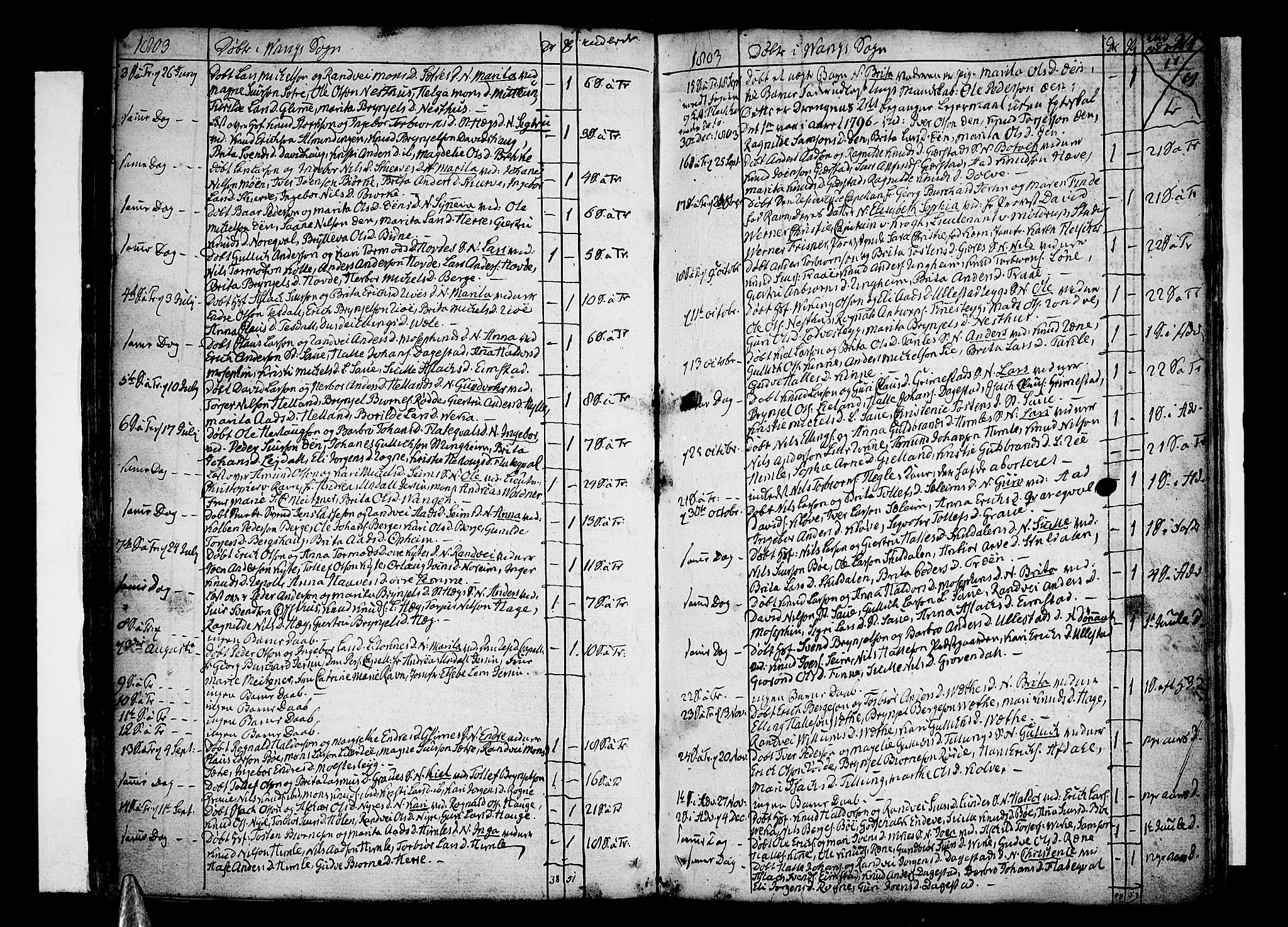 Voss sokneprestembete, SAB/A-79001/H/Haa: Parish register (official) no. A 9, 1780-1810, p. 214